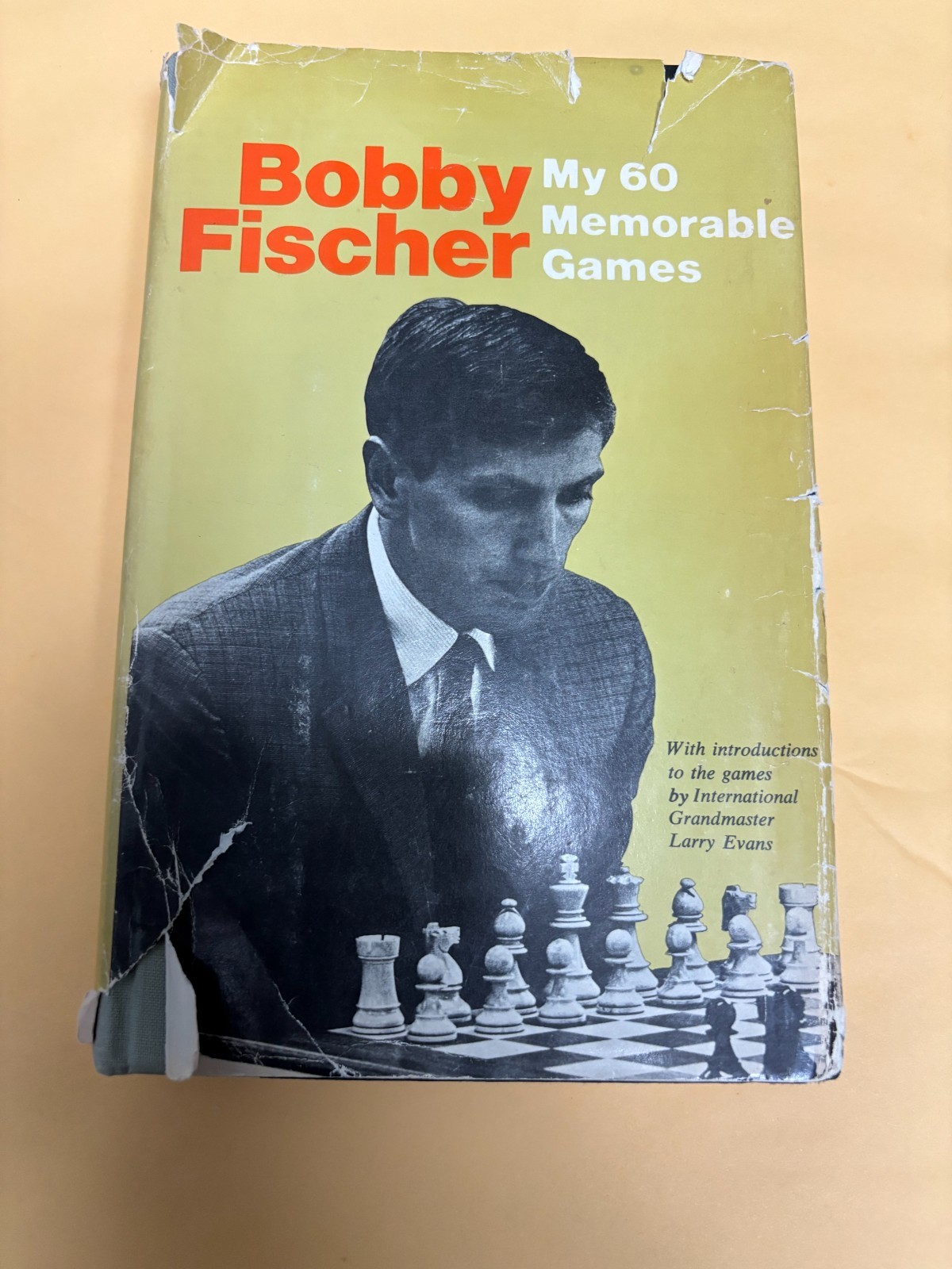 Bobby Fischer My 60 Memorable Games 1969 First Printing HC Good Condition