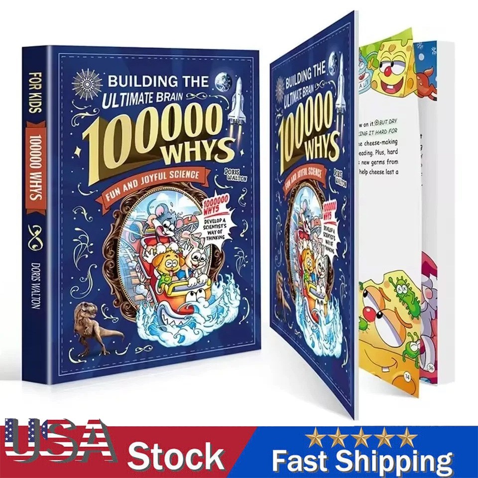 Children’s Encyclopedia 100000 Whys Kids Book Ages 6-12 Extracurricular Reading