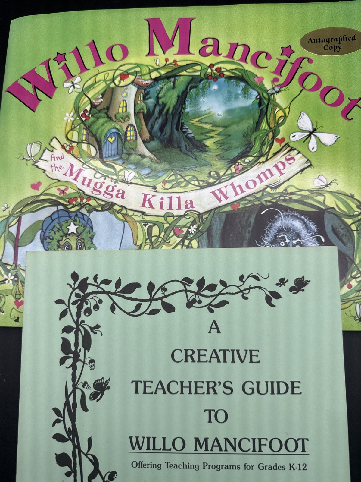 Kid Fantasy- Willo Mancifoot & Teach Guide Autographed- Damon, Valerie Hubbard