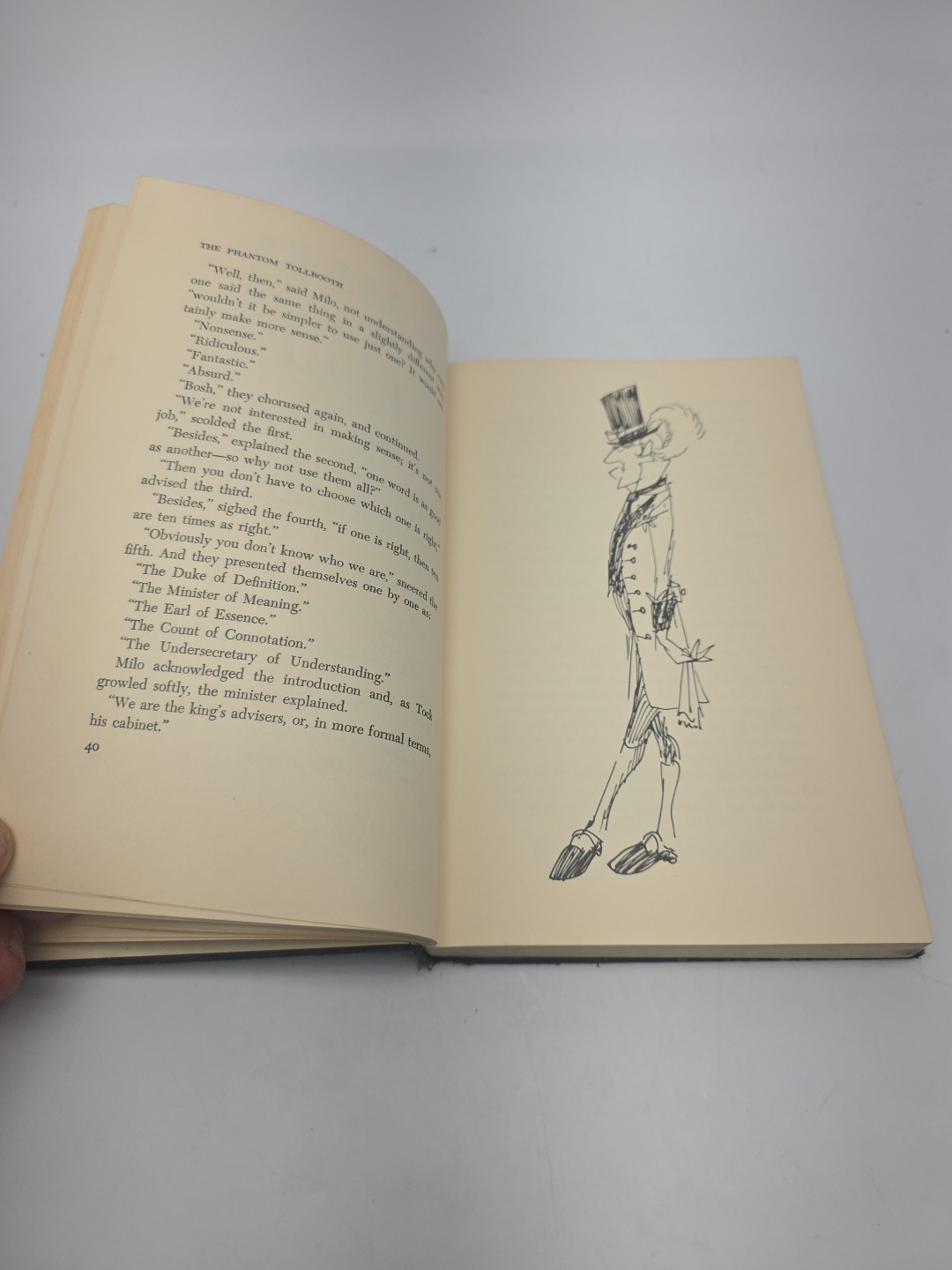 Norton Juster The Phantom Tollbooth 1961 1st Edition 1st Print Random House Worn
