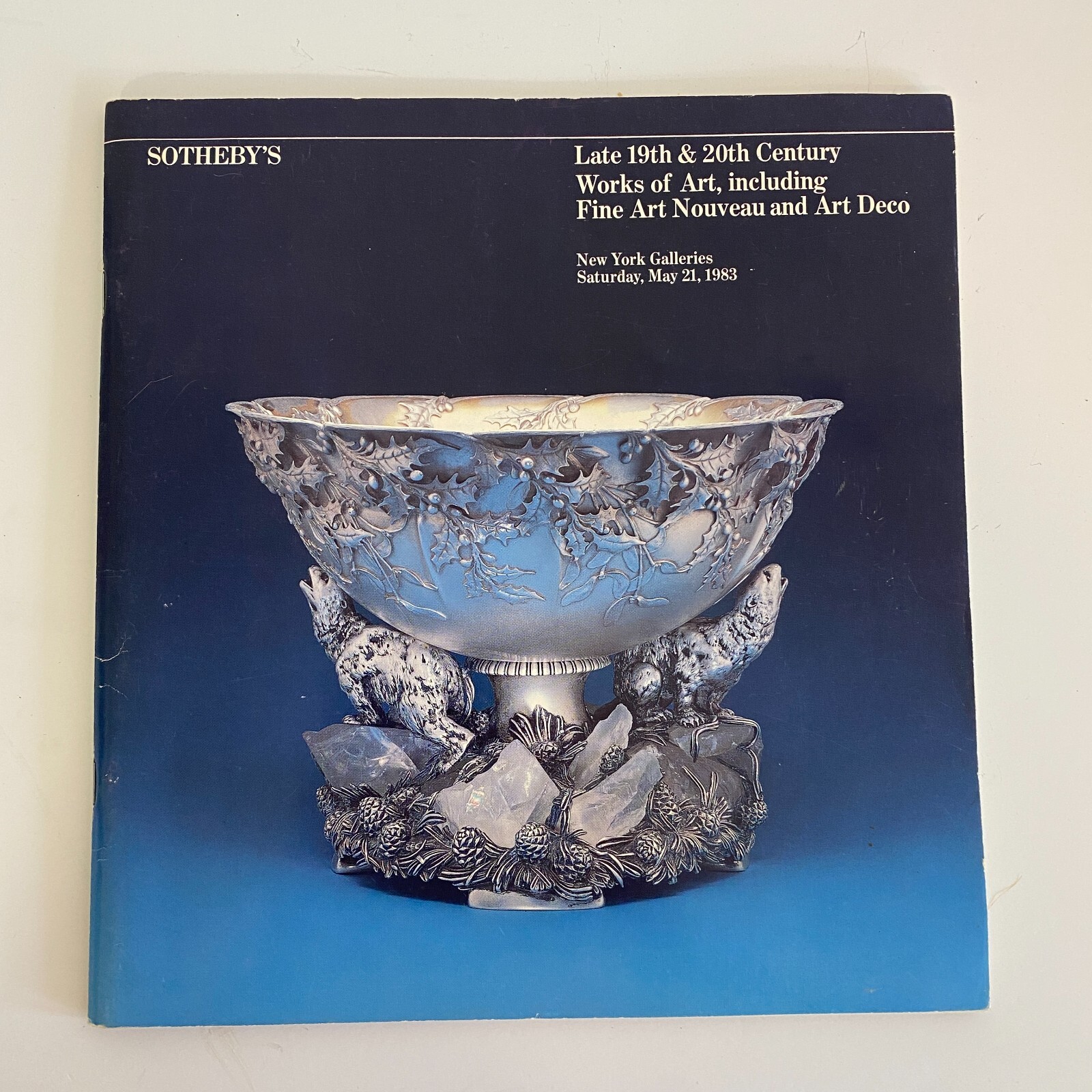 Sothebys Auction Catalog May 21 1983 Late 19th & 20th Century Works of Art