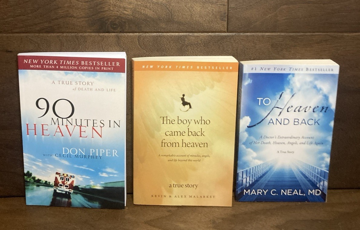 Set Of 3 90 Min In Heaven, The Boy Who Came Back From Heaven, To Heaven And Back