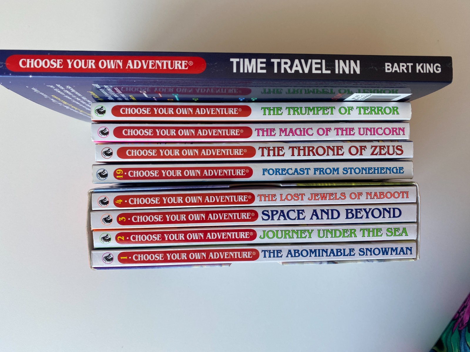 CHOOSE YOUR OWN ADVENTURE LOT 9~Chooseco~UNICORN~ZEUS~TIME TRAVEL~TRUMPET~JEWELS