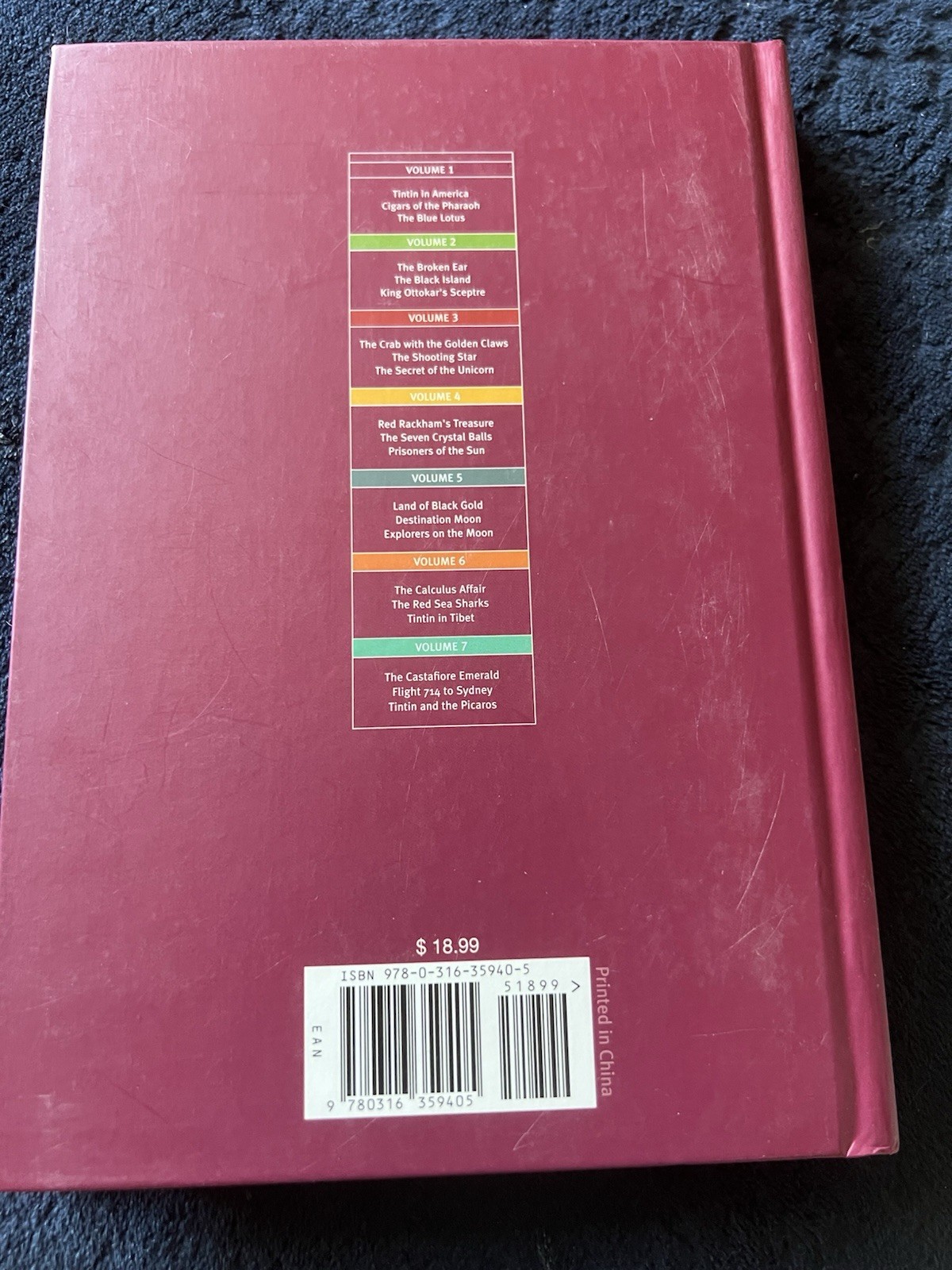 The Adventures of Tintin: Volume 1 by Hergé VG Condition Hardcover