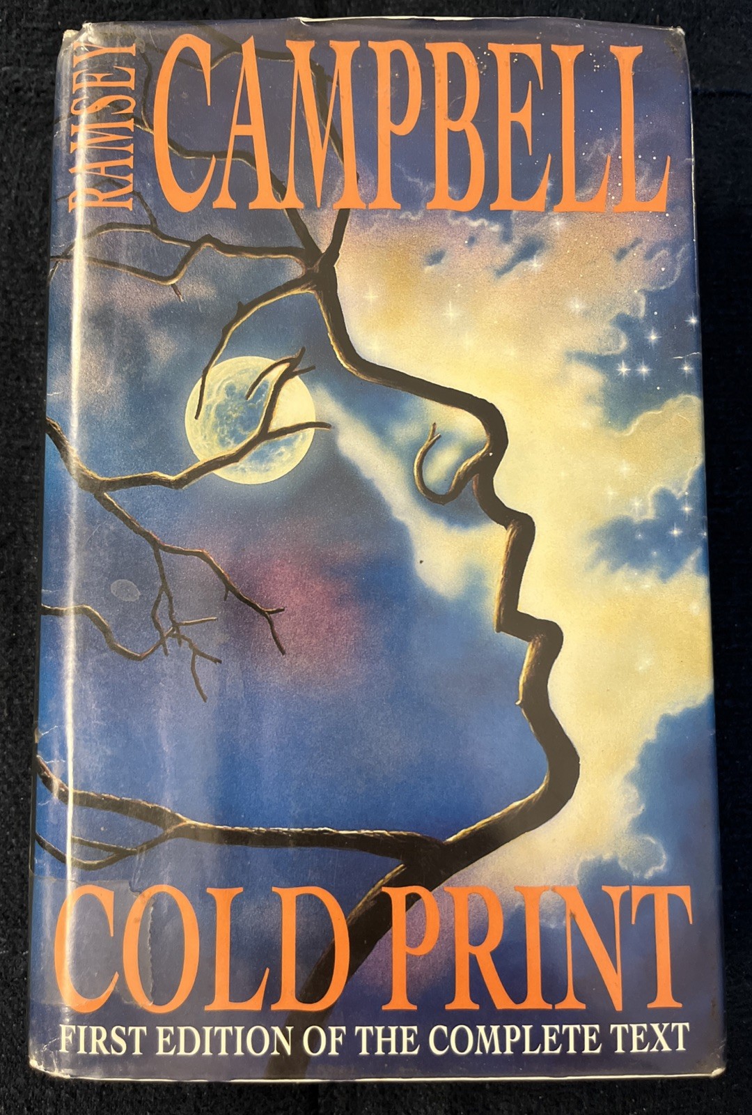 Cold Print By Ramsey Campbell 1st Edition Of Complete Text Ex-Library Hardcover