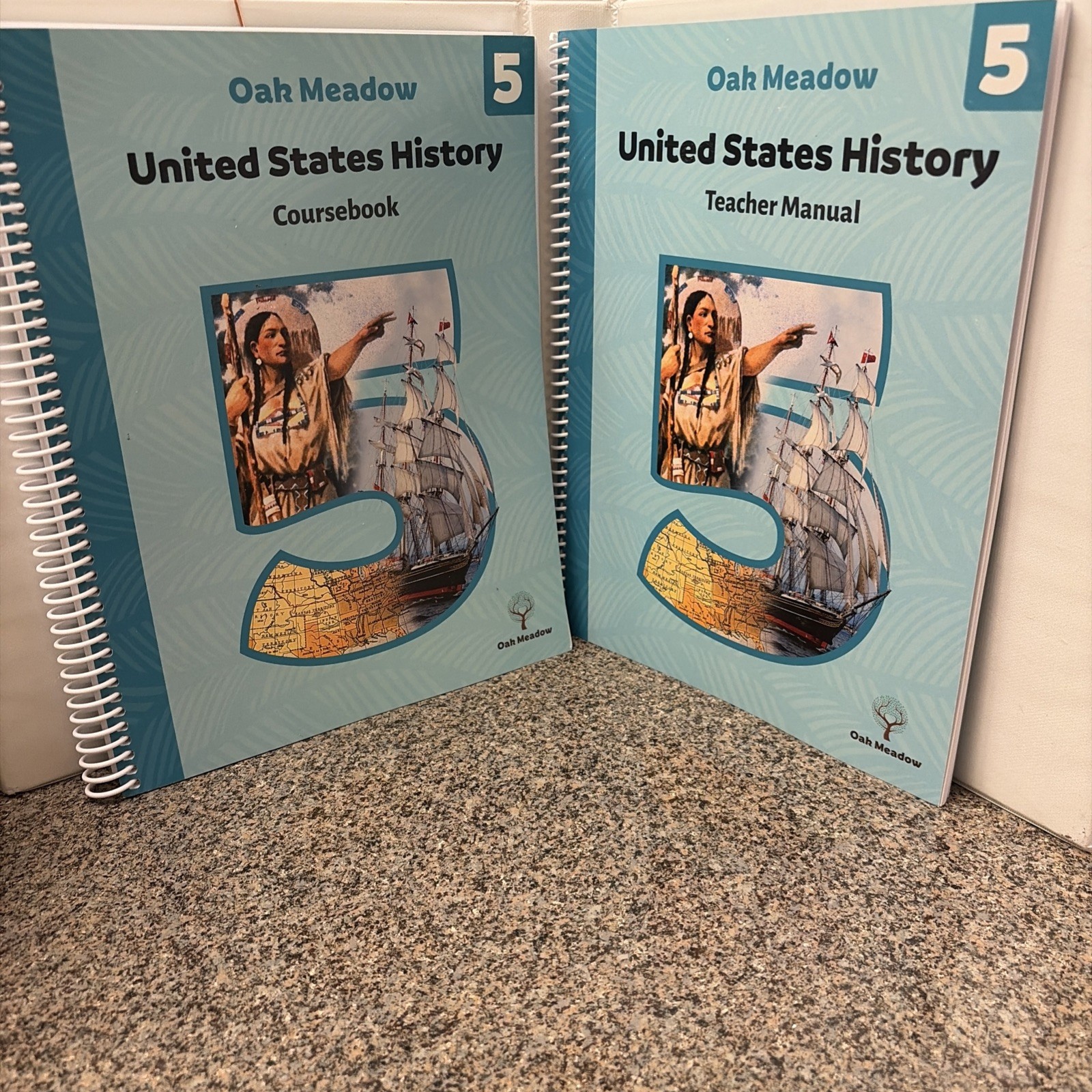 Oak Meadow Grade 5 US History Course book & Teacher’s Manual (set of 2)