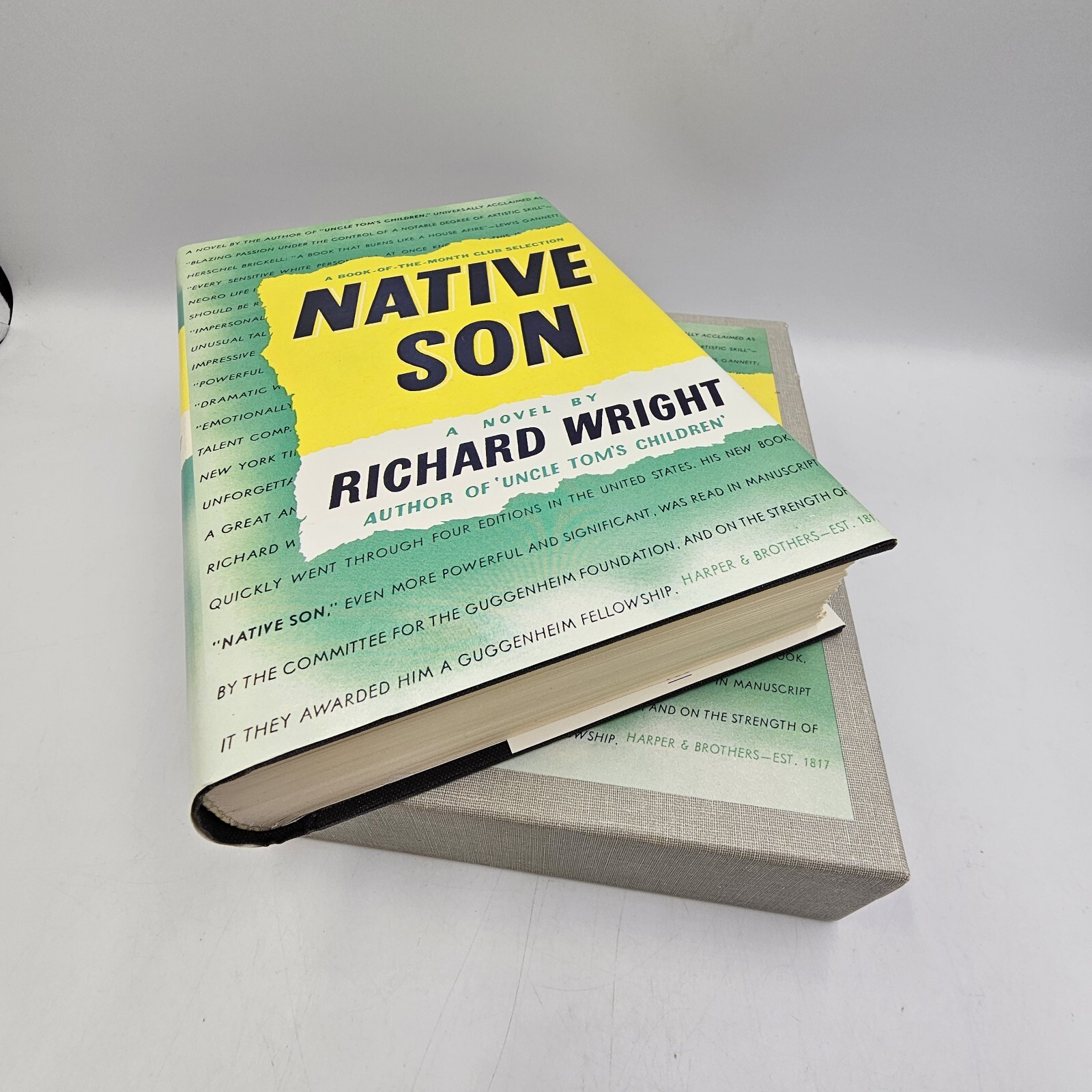 Native Son Richard Wright 1st HC Facsimile in Slipcase w Issue Sheet