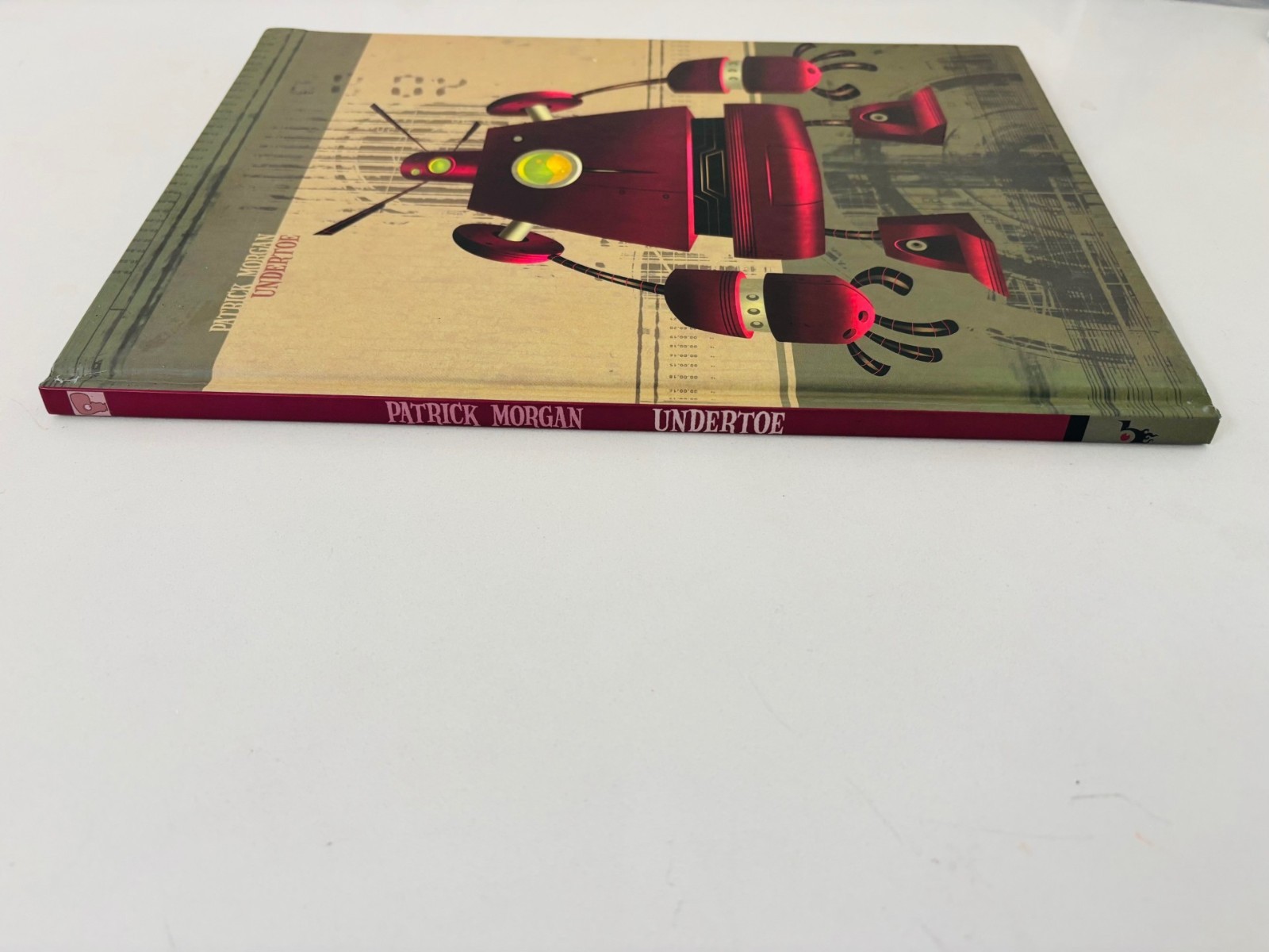 SIGNED Undertoe Patrick Morgan Art Book HC 1st Ed + ORIGINAL SKETCH Caricature