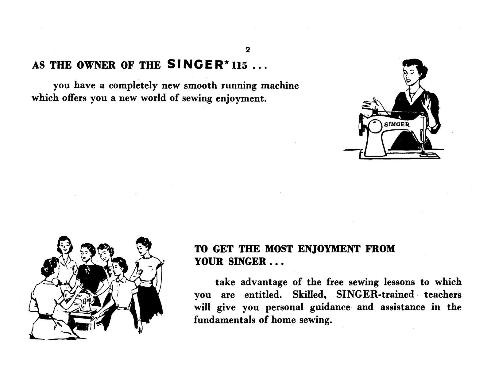 SINGER 115 Sewing Machine Instruction Manual, RUGGED LOOP CLOSURE – TOUGH COVERS