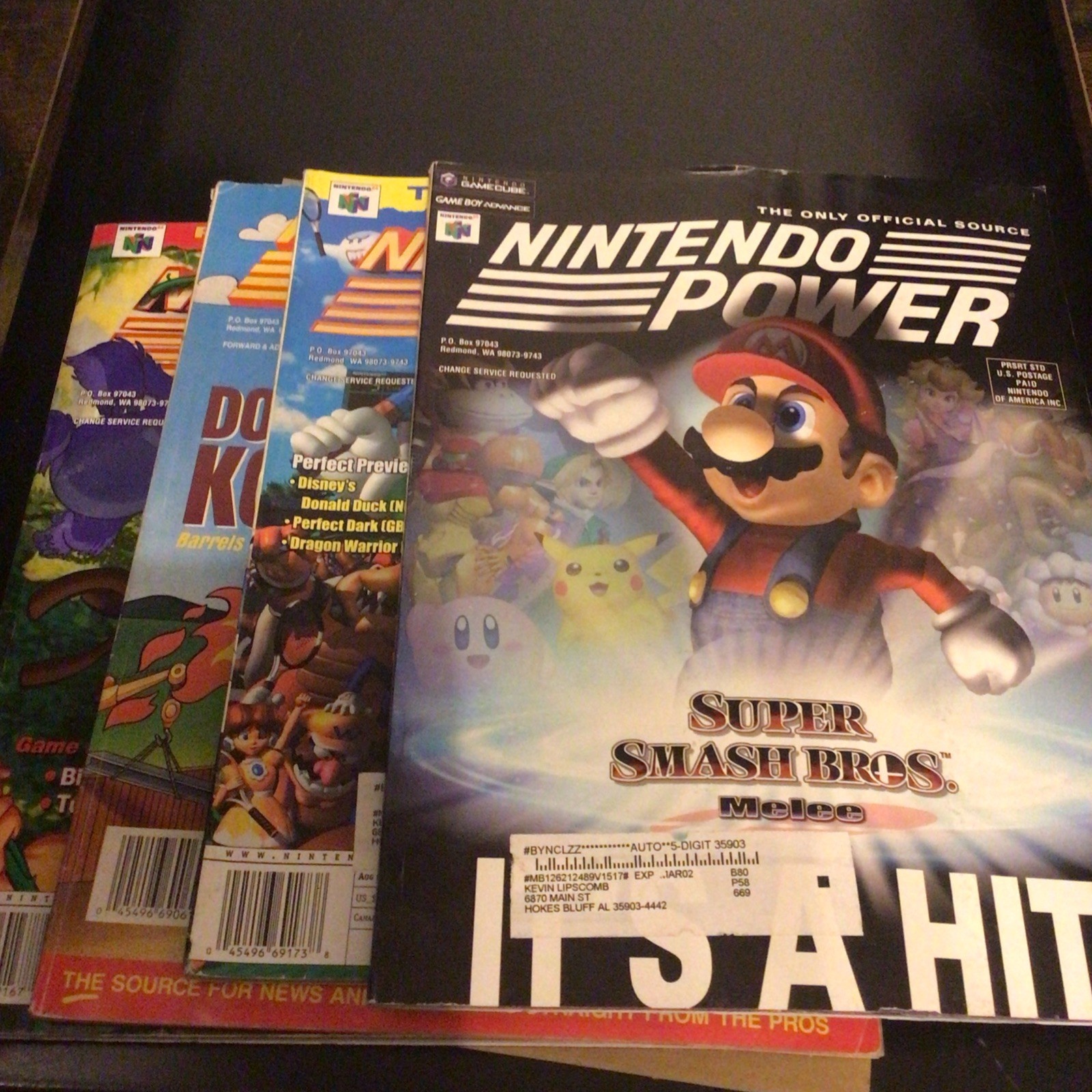 Nintendo Power Lot 4 Magazines Vol 151, 135, 129, 61 All As Shown Read Desc.