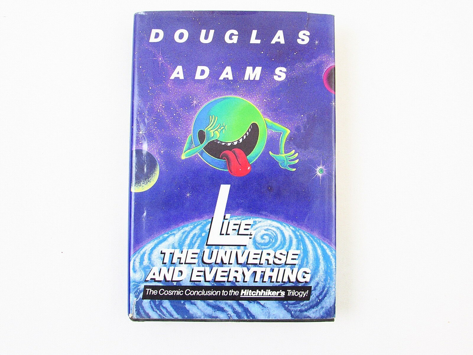 Life the Universe and Everything Douglas Adams 1982 HCDJ 1st U.S. Ed 5th Print