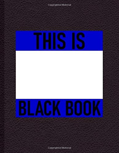 Blackbook Graffiti Sketchbook Blank Art Book with White Paper 279x216mm New