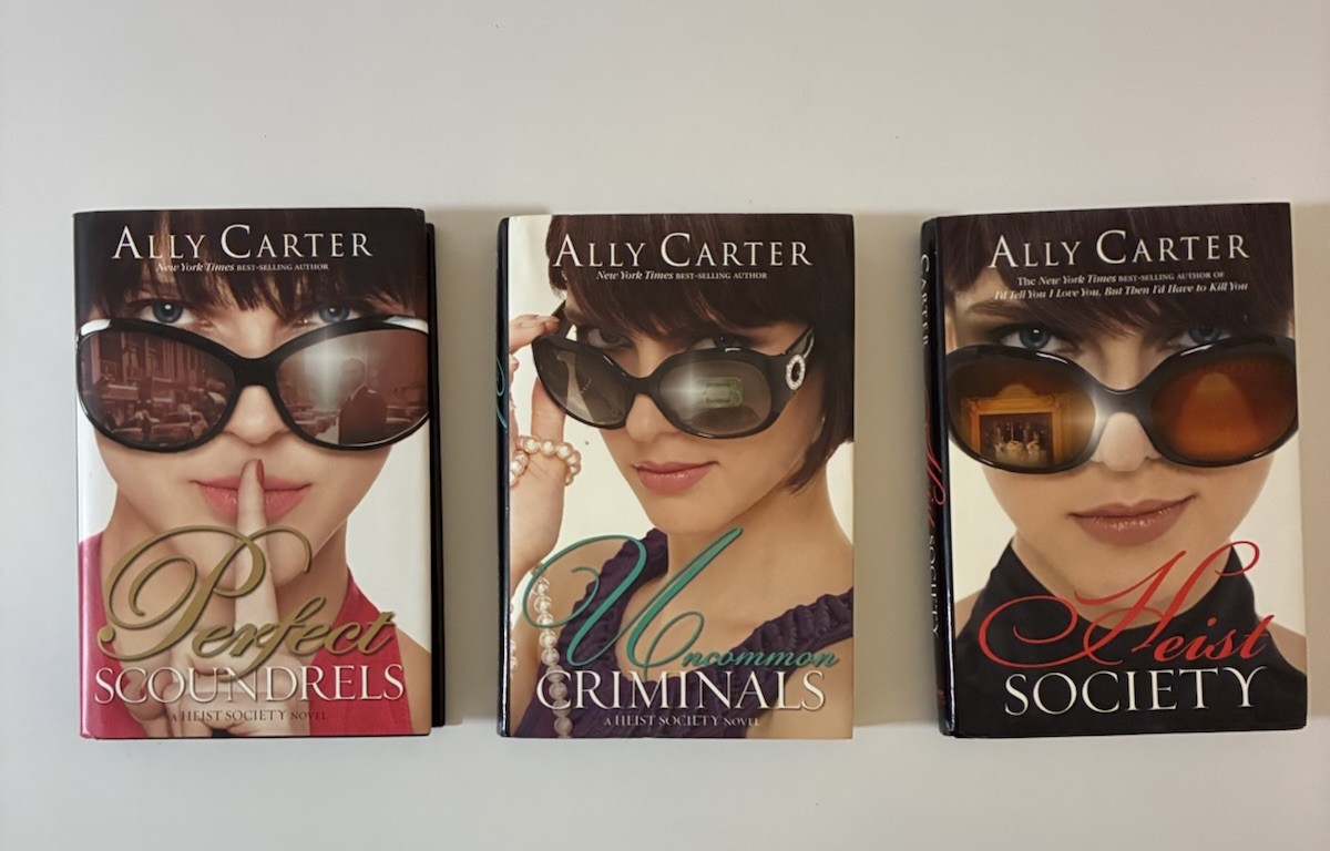 Ally Carter Heist Society Lot 3 Hardcover Dust Jacket: Heist Society + More
