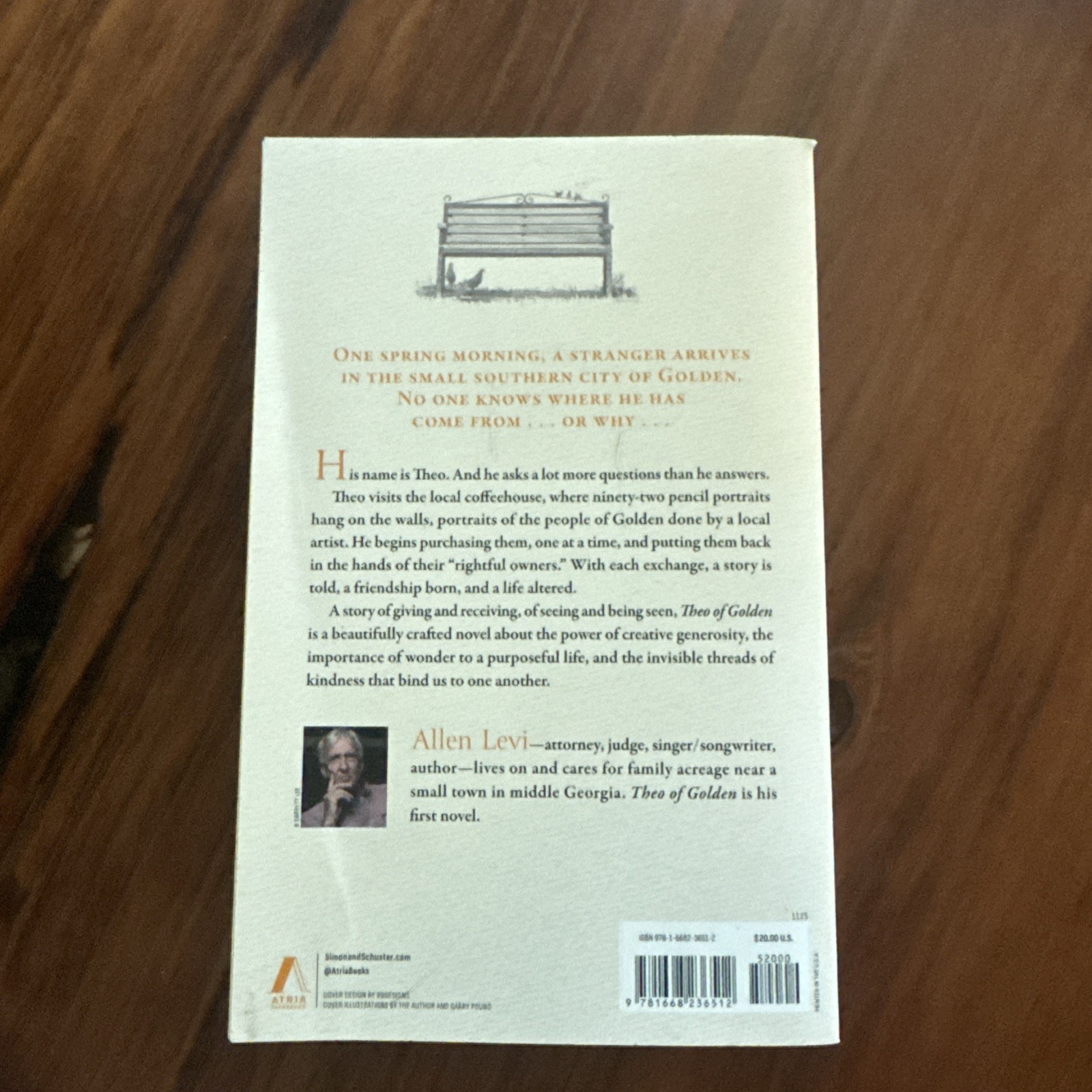 Allen Levi Theo of Golden Paperback Fiction Novel English ships fast!