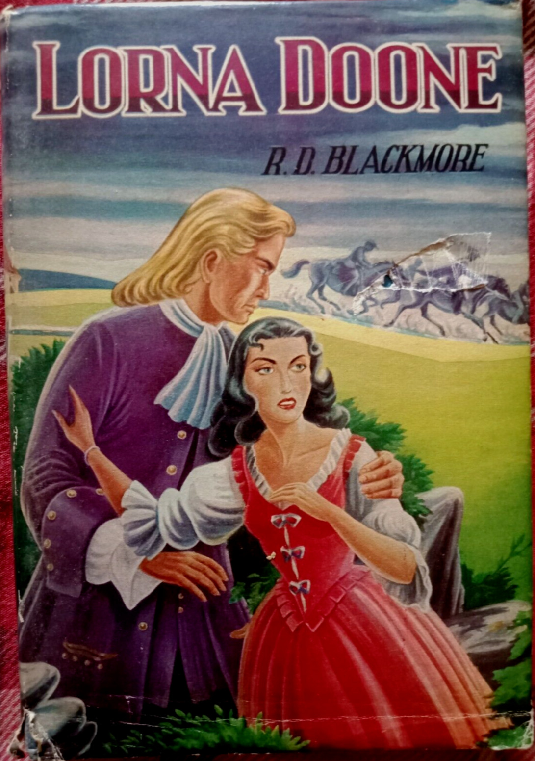 Lorna Doone Romance Of Exmoor R D Blackmore Vintage Book With Dust Jacket
