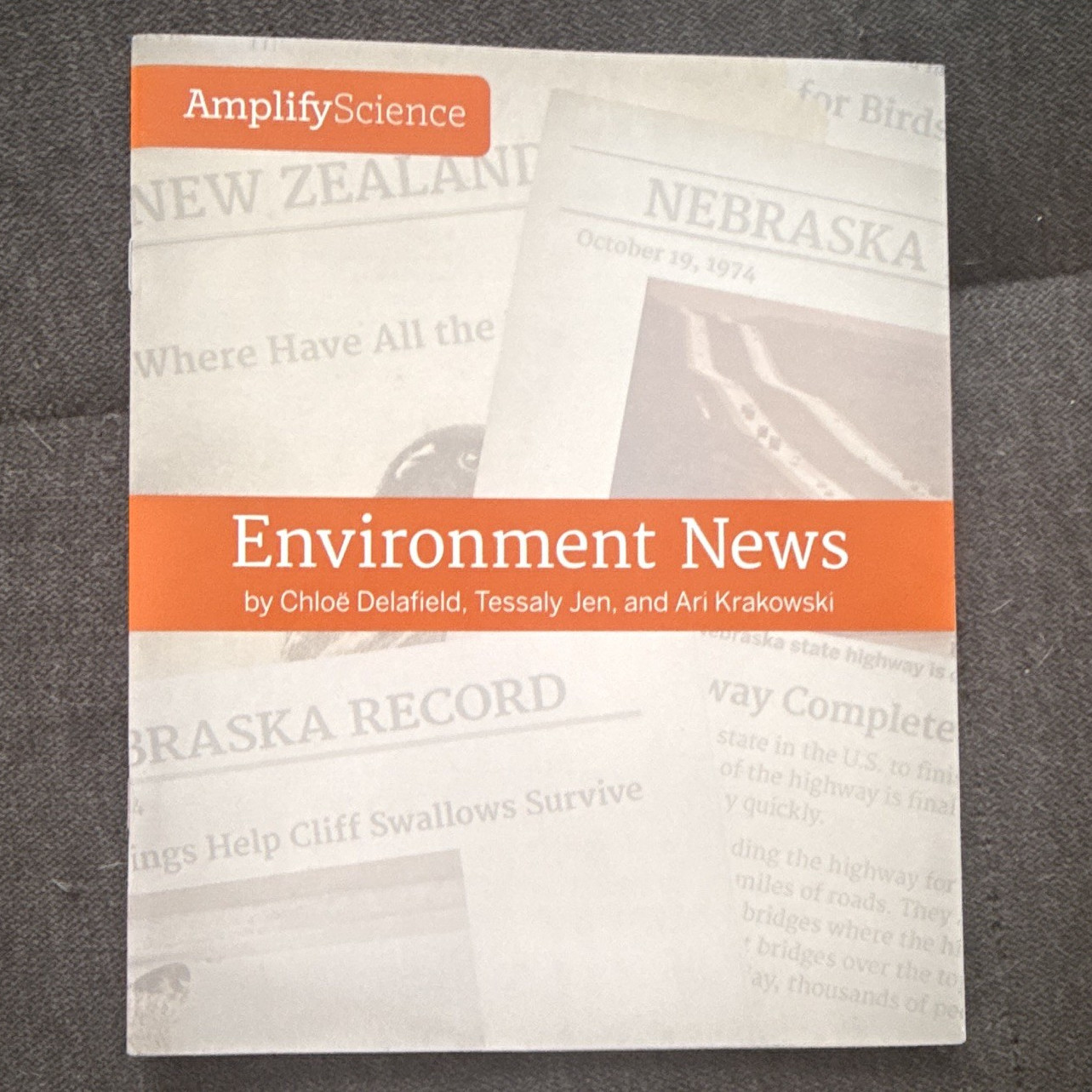 Amplify Science Environment News Paperback Nonfiction Textbook Ages 9-12