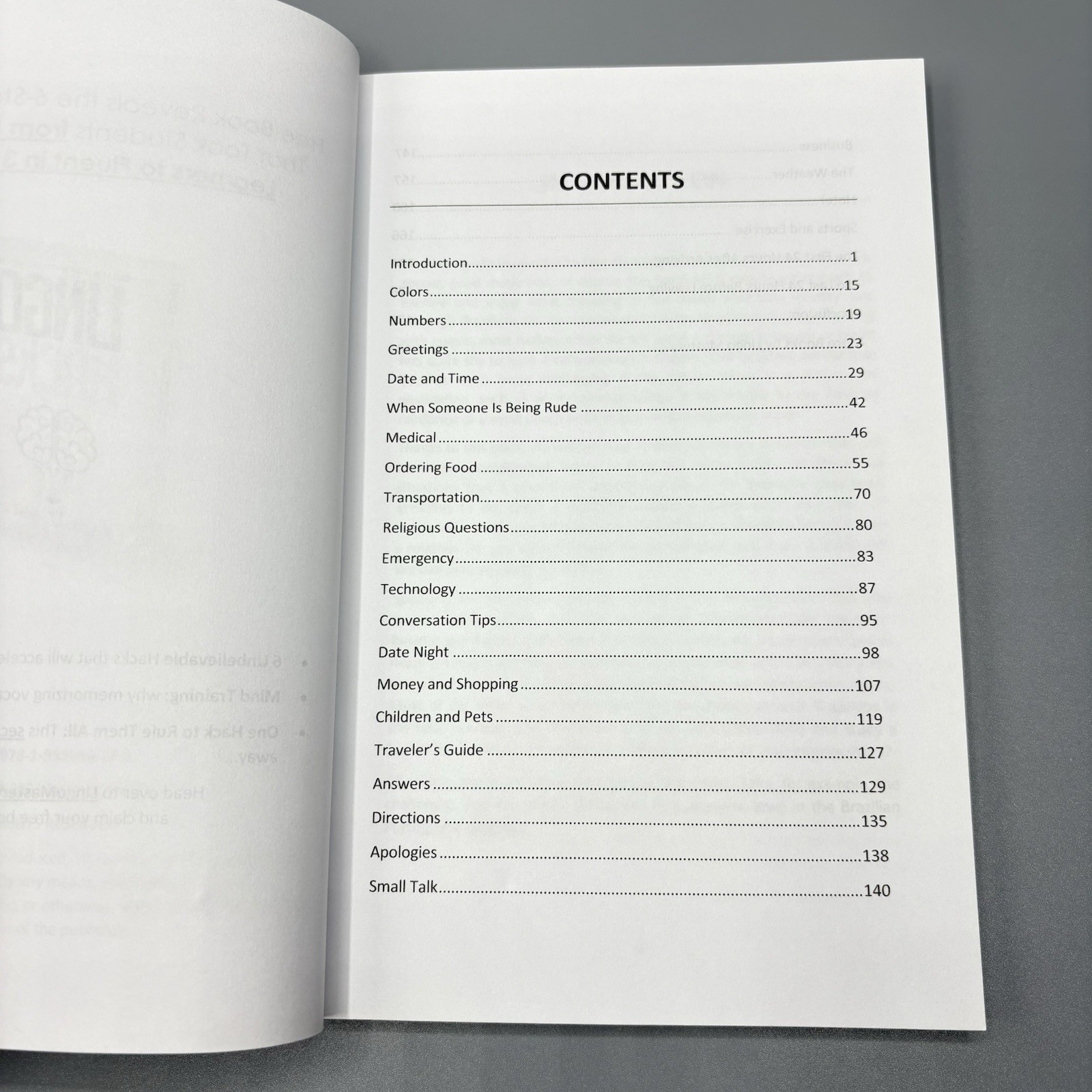 Easy Portuguese Phrase Book: Over 1500 Common Phrases Lingo Mastery PB Good