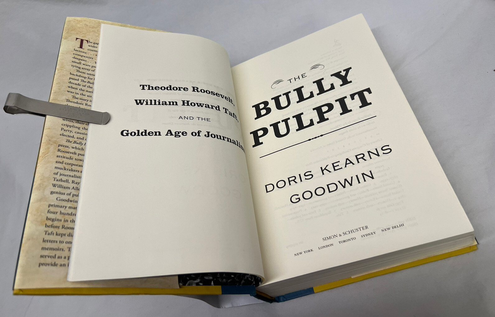 THE BULLY PULPIT by Goodwin & COLONEL ROOSEVELT by Morris-ALL 1st/1st Prints