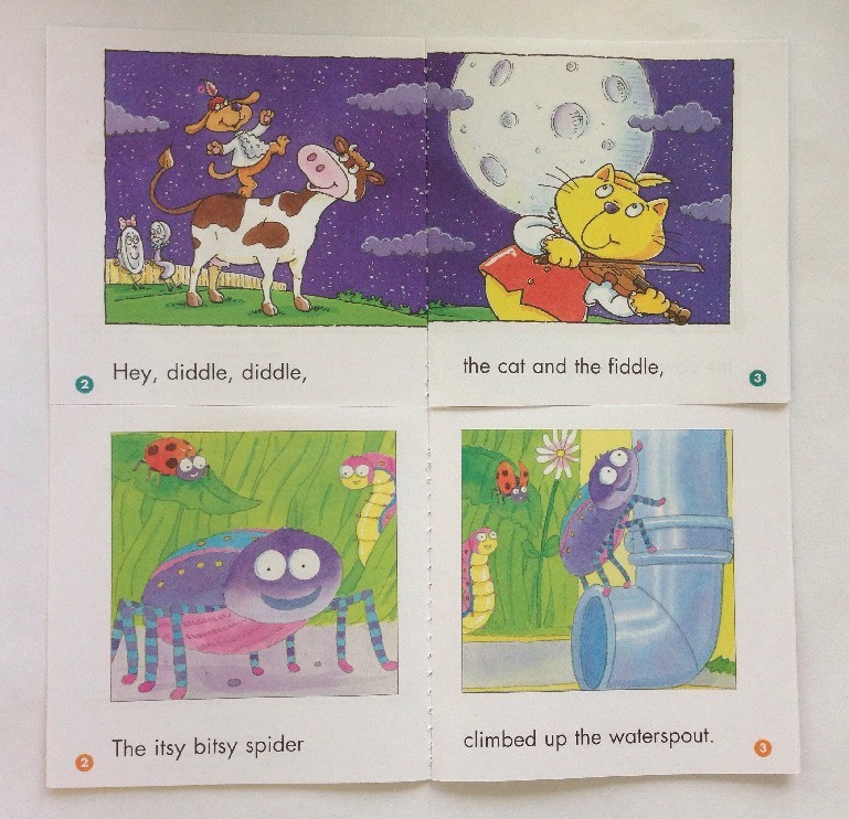Nursery Rhyme Childrens Books Beginning Readers Lot 12