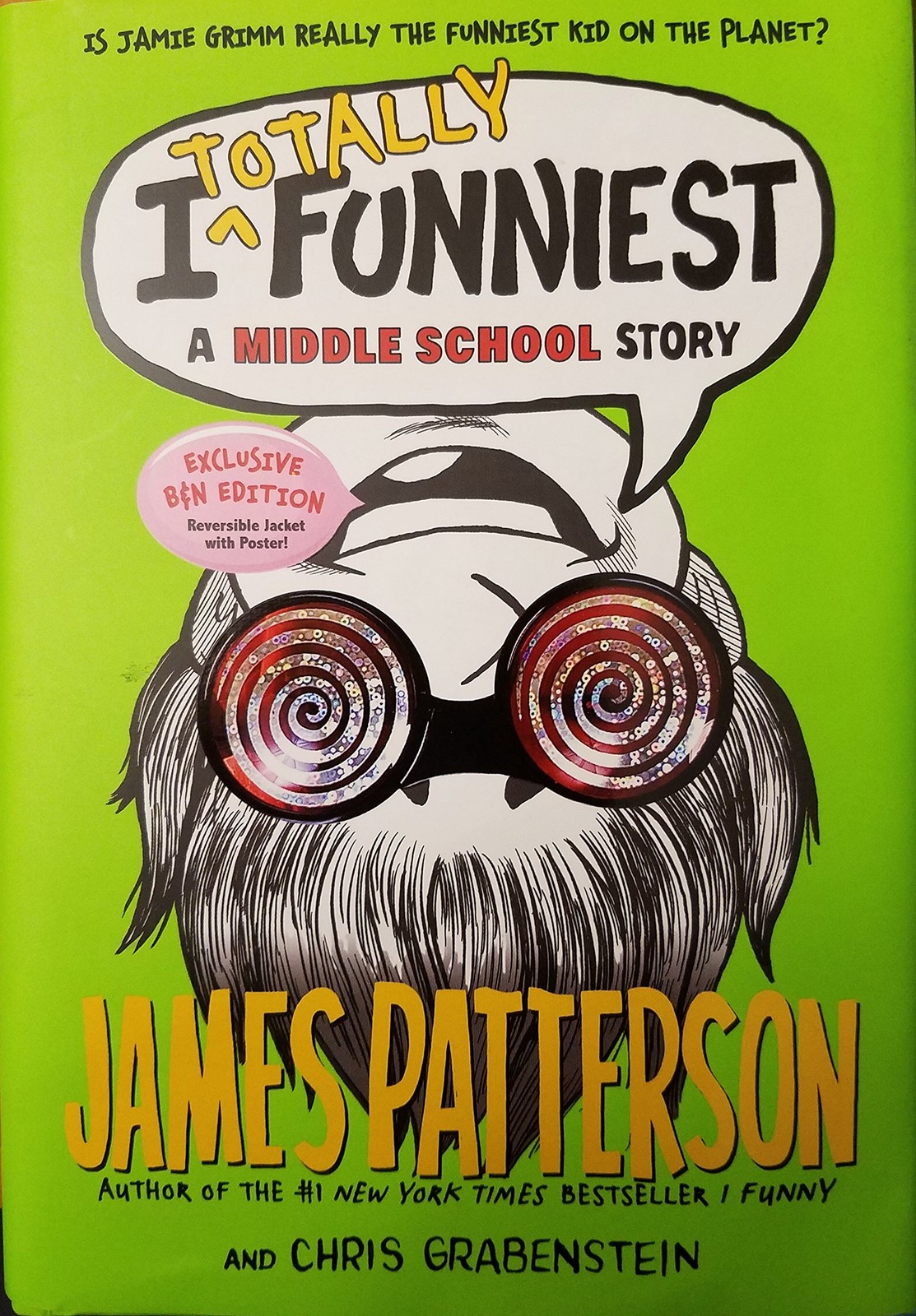 I Totally Funniest James Patterson|Chris Grabenstein hardcover Good