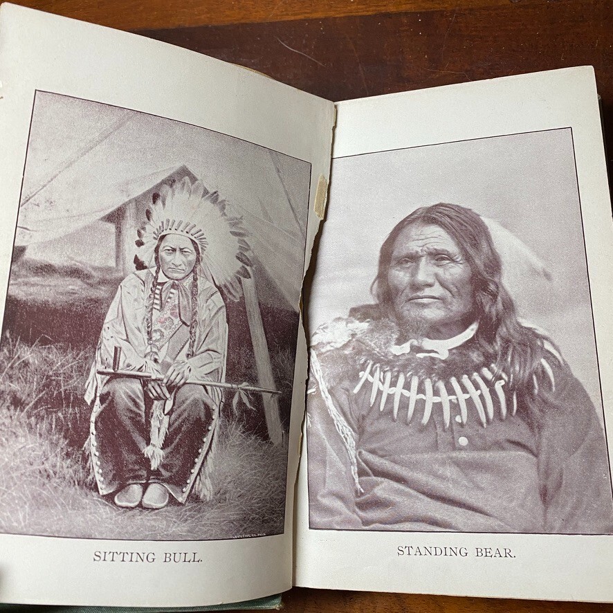Indian Horrors or Massacres by the Red Men Death of Sitting Bull 1891 Illustrate