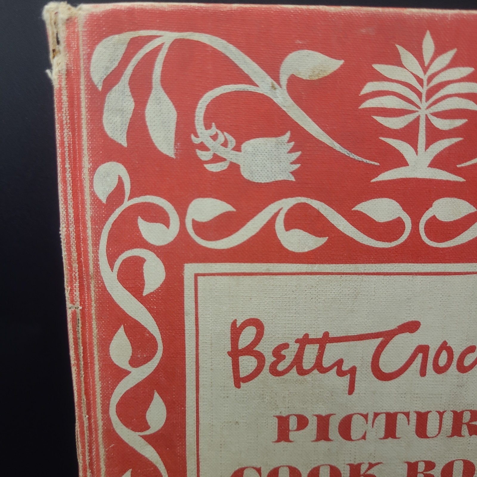 Betty Crocker’s Red Picture Cook Book Vintage 1950 1ST EDITION Hardcover