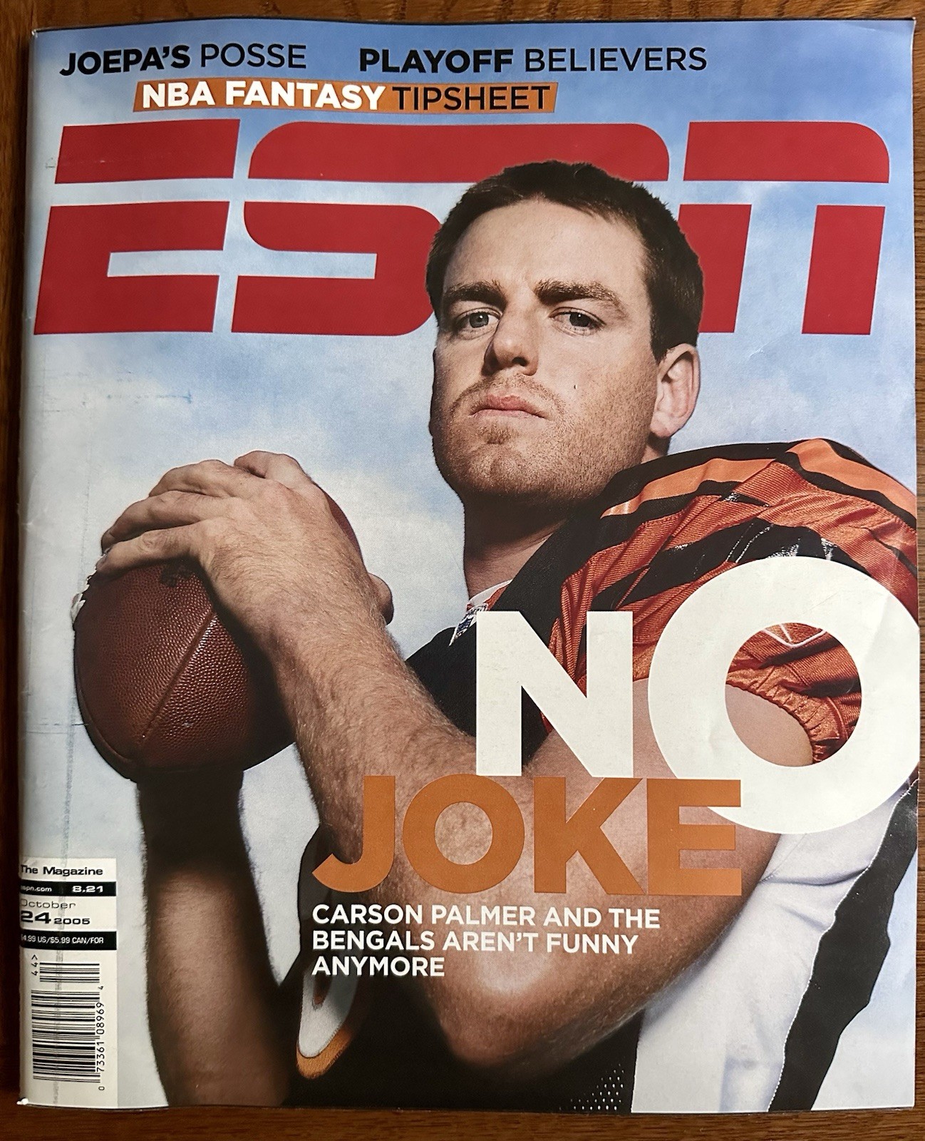 ESPN Magazine 2004 Carson Palmer Cover + Jamal Lewis Angela Ruggiero No Label