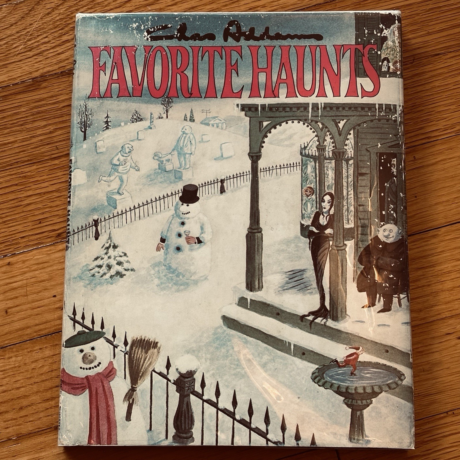 CHARLES “CHAS.” ADDAMS—Favorite Haunts—1976—1st Edition Hardcover—SIGNED—RARE