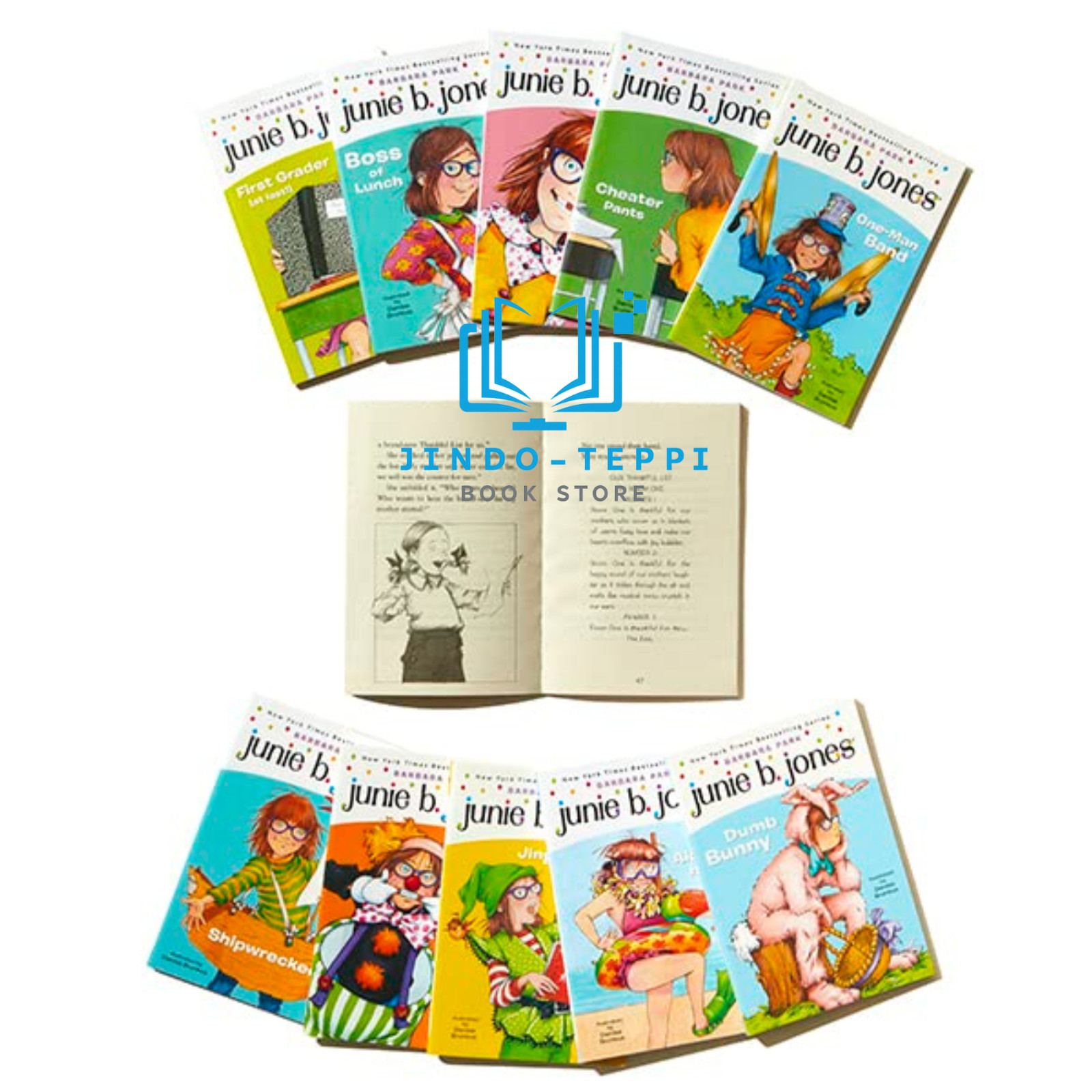 Junie B Jones Complete First Grade Collection 18-28 Box Set w/ Dolls