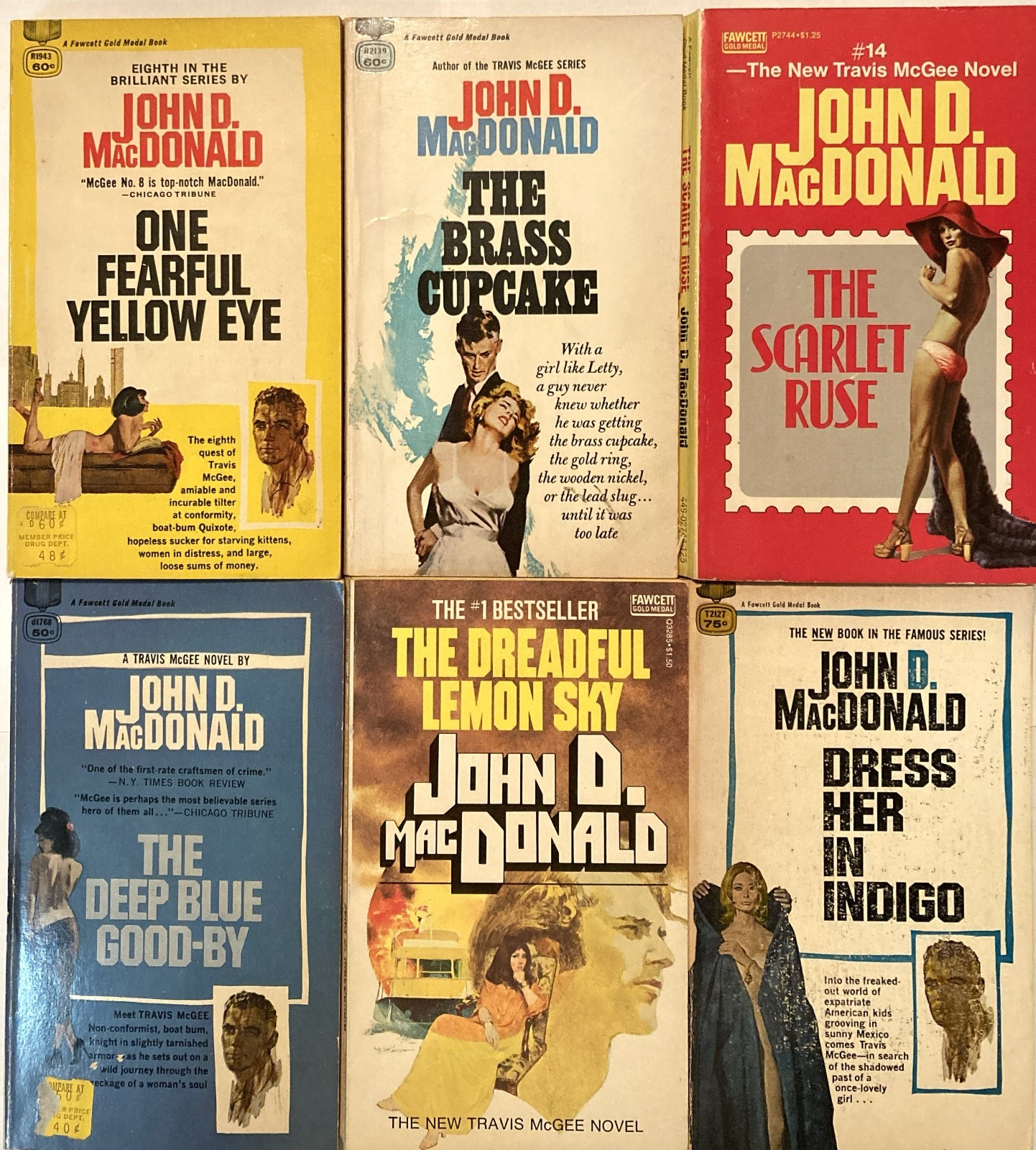 John D MacDonald Travis Mcgee Detective Paperback Choose A Title Reader Copies