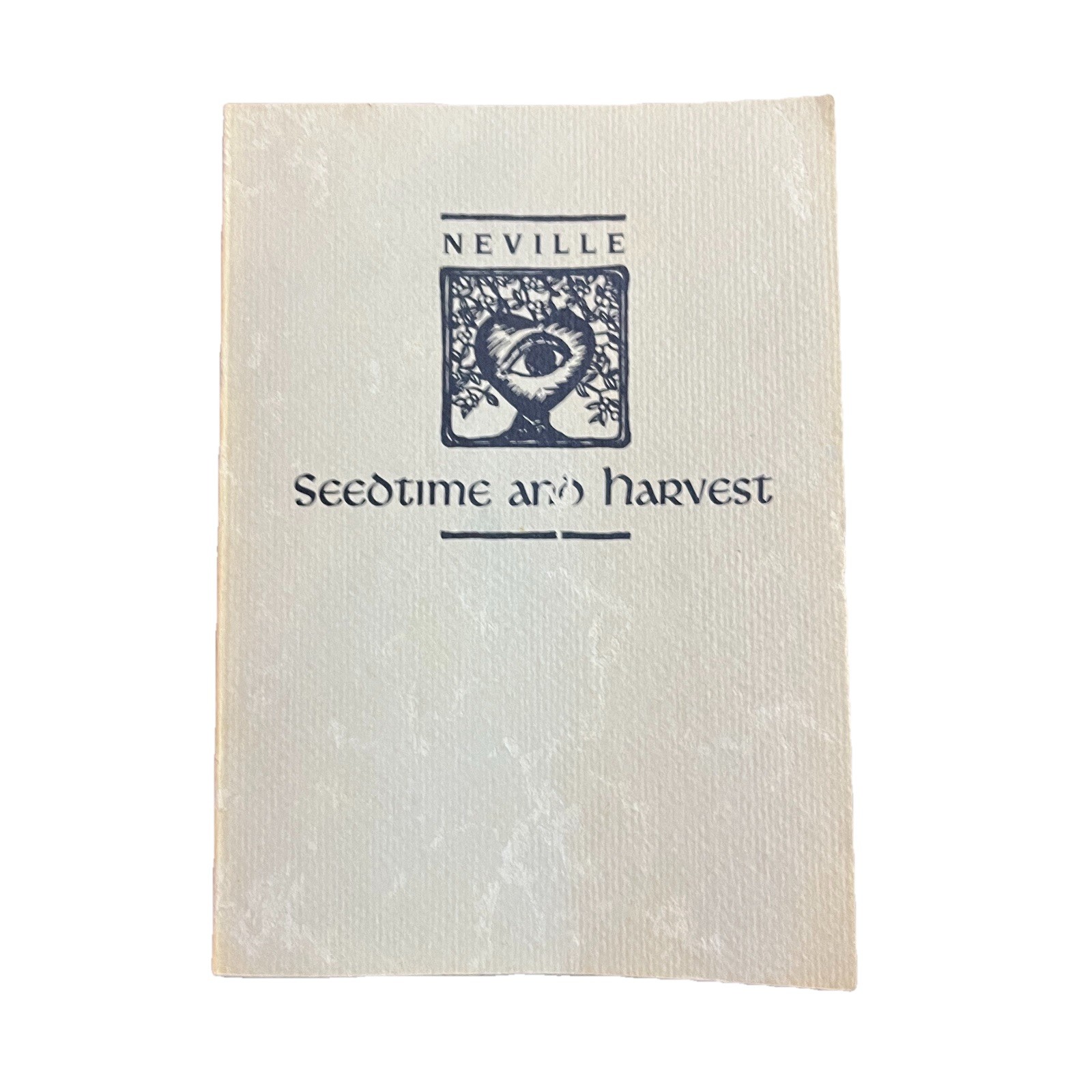 Neville Goddard Seedtime and Harvest 1956 Paperback Second Print 1985 Mysticism