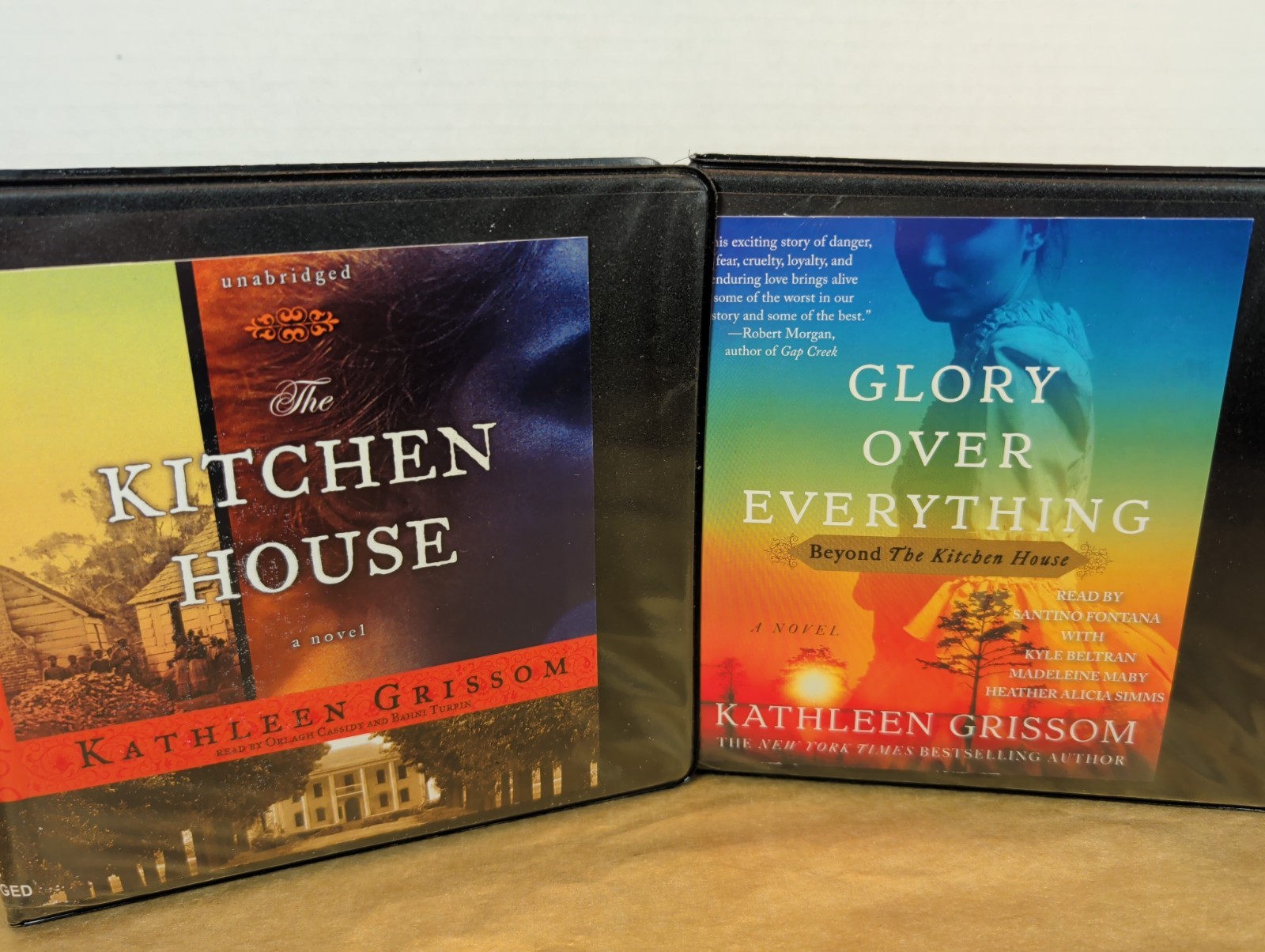 Kathleen Grissom Lot Of 2 Kitchen House Glory Everything Audiobooks Ex-Library