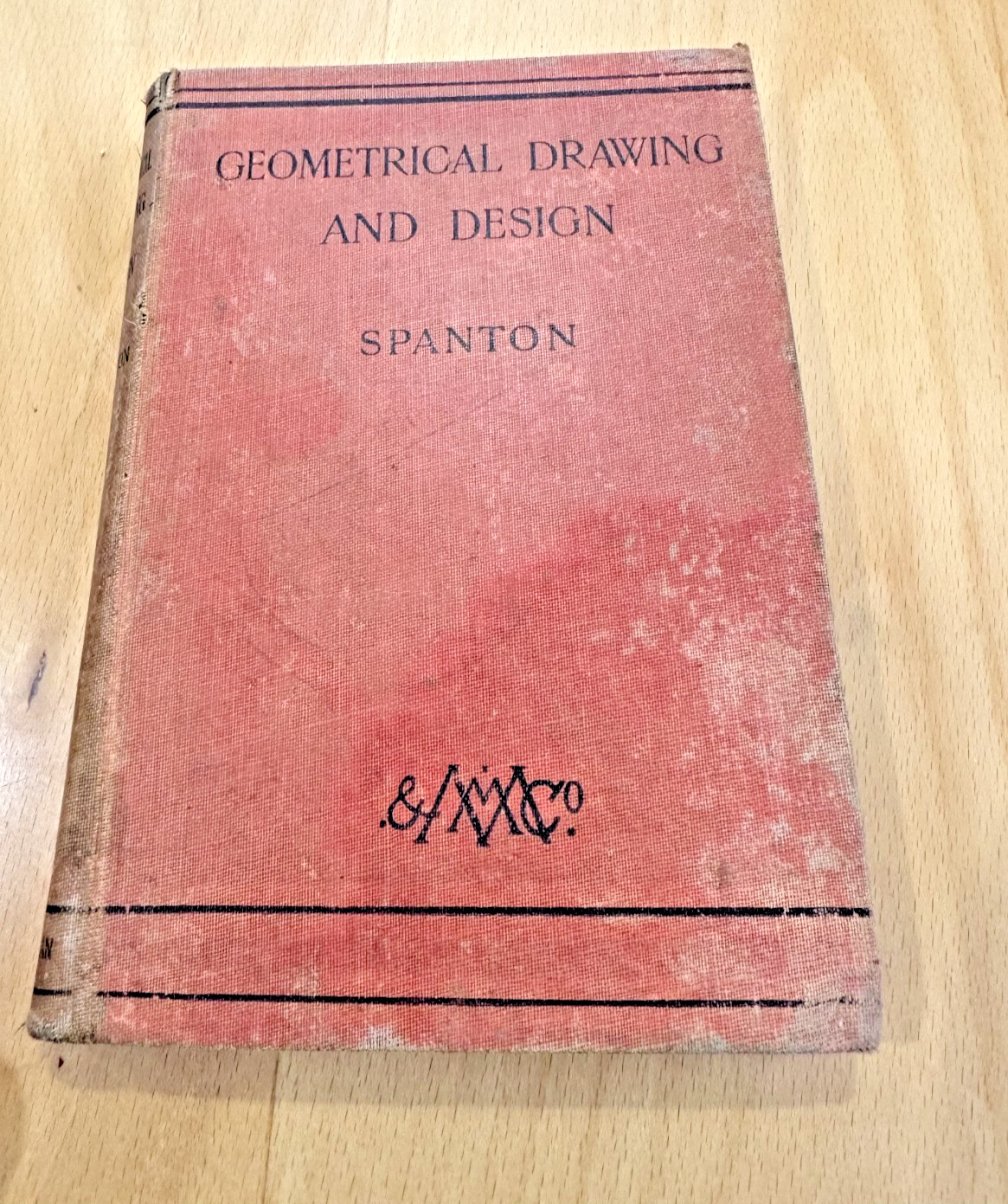 Geometrical Drawing And Design Spanton 1919 Vintage Book