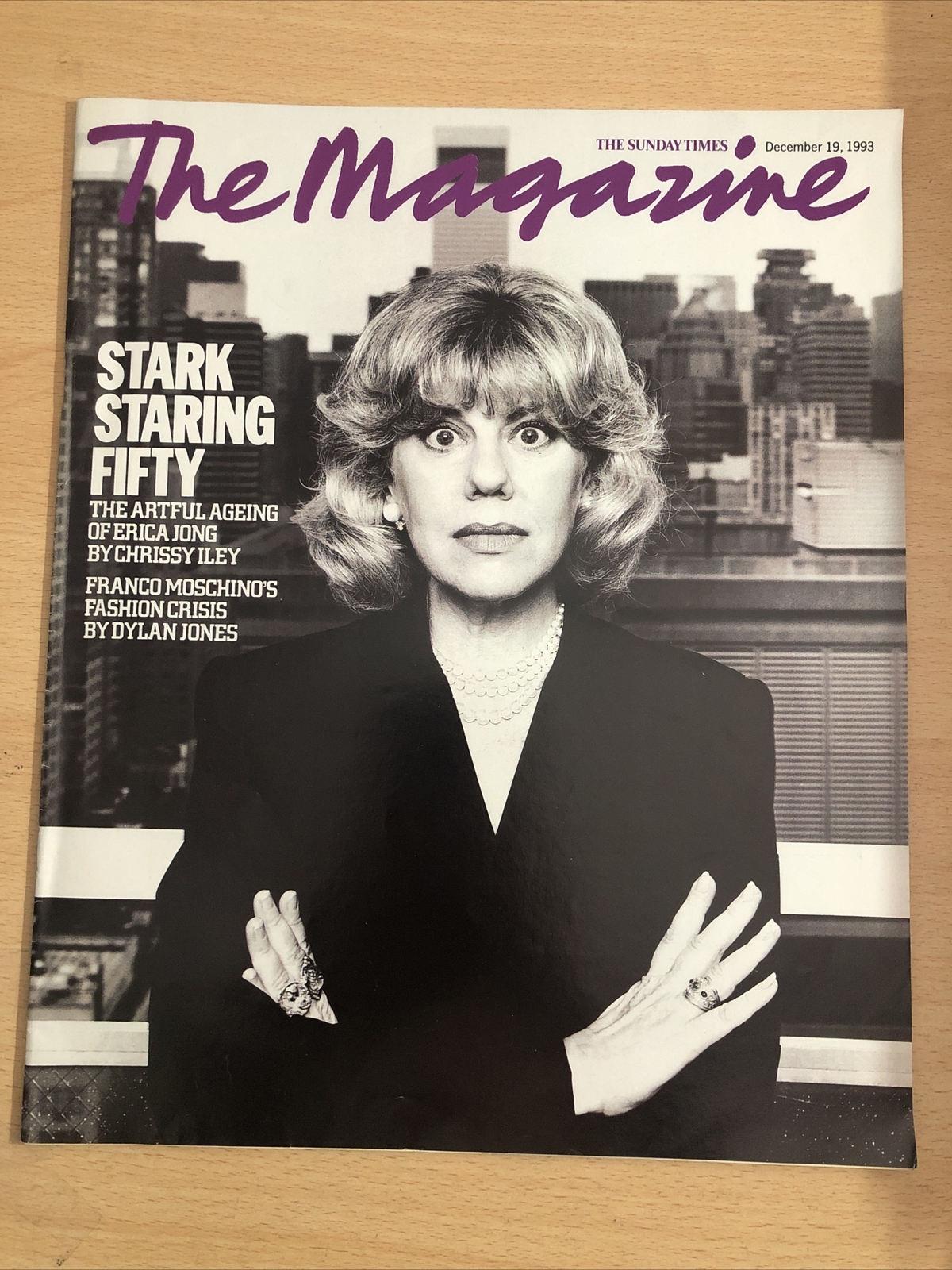 Sunday Times Erica Jong Franco Moschino Jarvis Cocker Kate Hardie