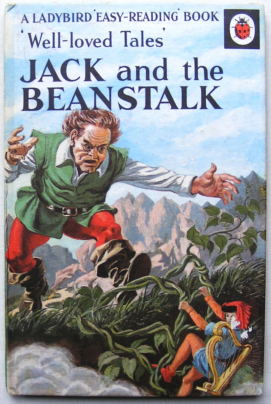 Vintage Ladybird Book –Jack and the Beanstalk–606D–Early Ed–Good/VGC+FREE COVER+