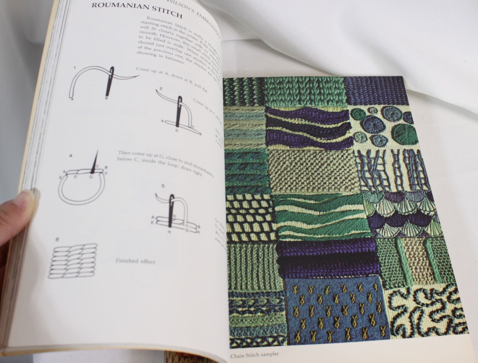 Vtg Erica Wilson Embroidery Book Sewing Stitches Needlepoint 1973 MCM 360+ pages