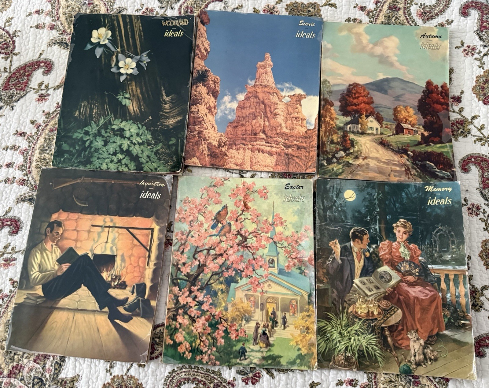 6 Ideals Magazine 50’s Memory Scenic Inspiration Woodland Easter Autumn Ephemera