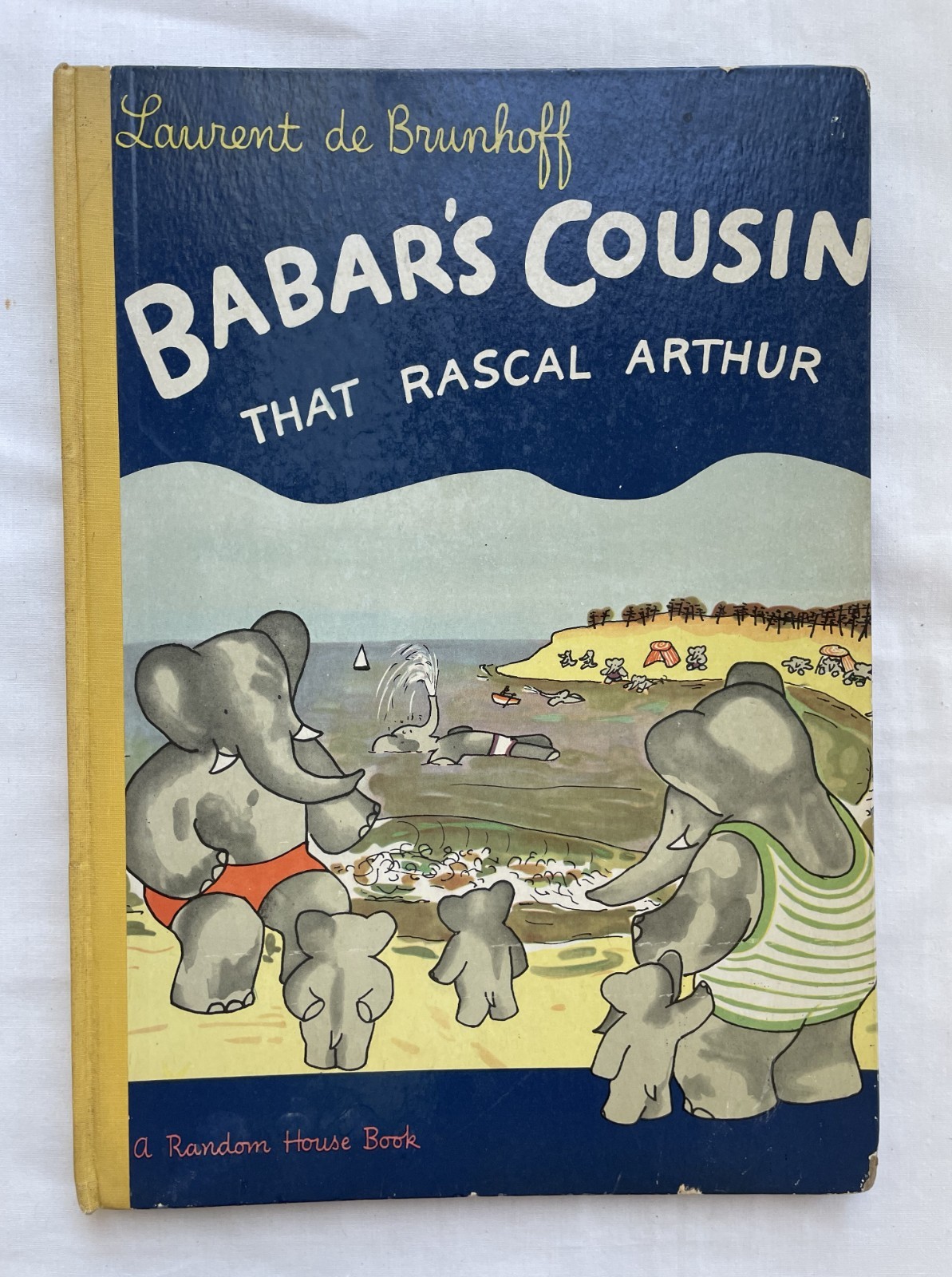 Babar’s Cousin That Rascal Arthur – L De Brunhoff – 1948 1st Ed – Printed France