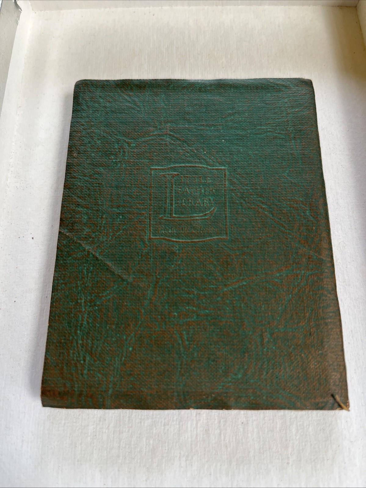 Vtg Little Leather Library Redcroft Edition: Old Christmas / Washington Irving