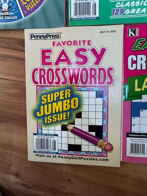 Lot (9) New Variety Puzzle Books Magazines Puzzles Games Crossword Word Seek
