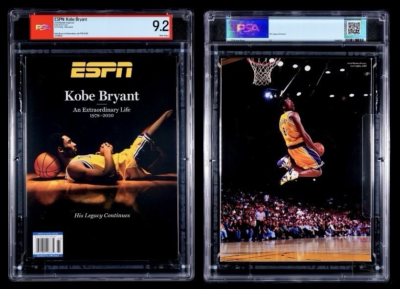 PSA 9.2 KOBE BRYANT – An Extraordinary Life – ESPN Commemorative Magazine