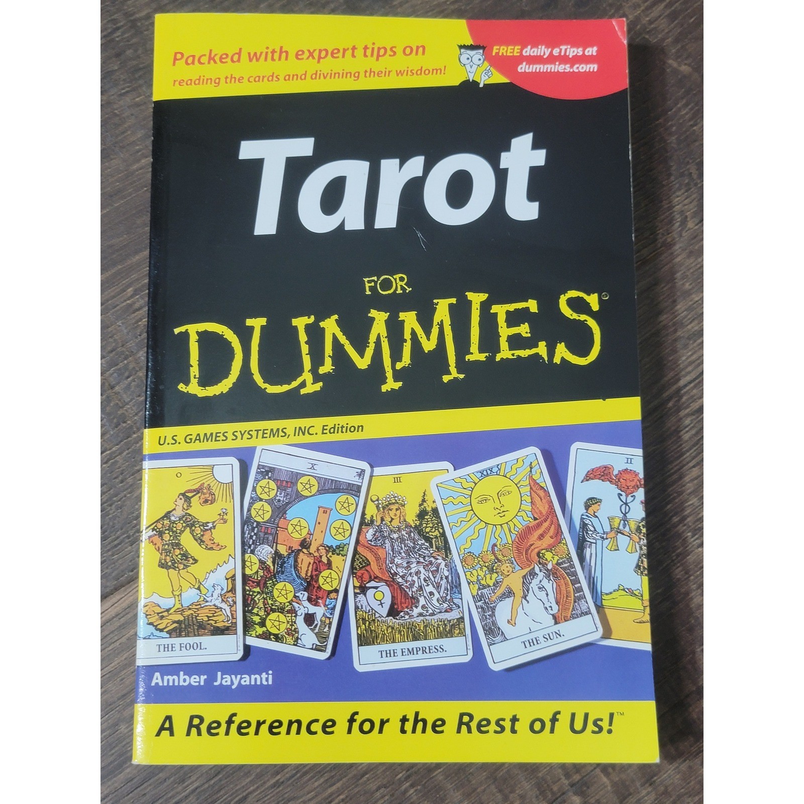 Tarot for Dummies Book Amber Jayanti US Games Systems, Inc. Edition