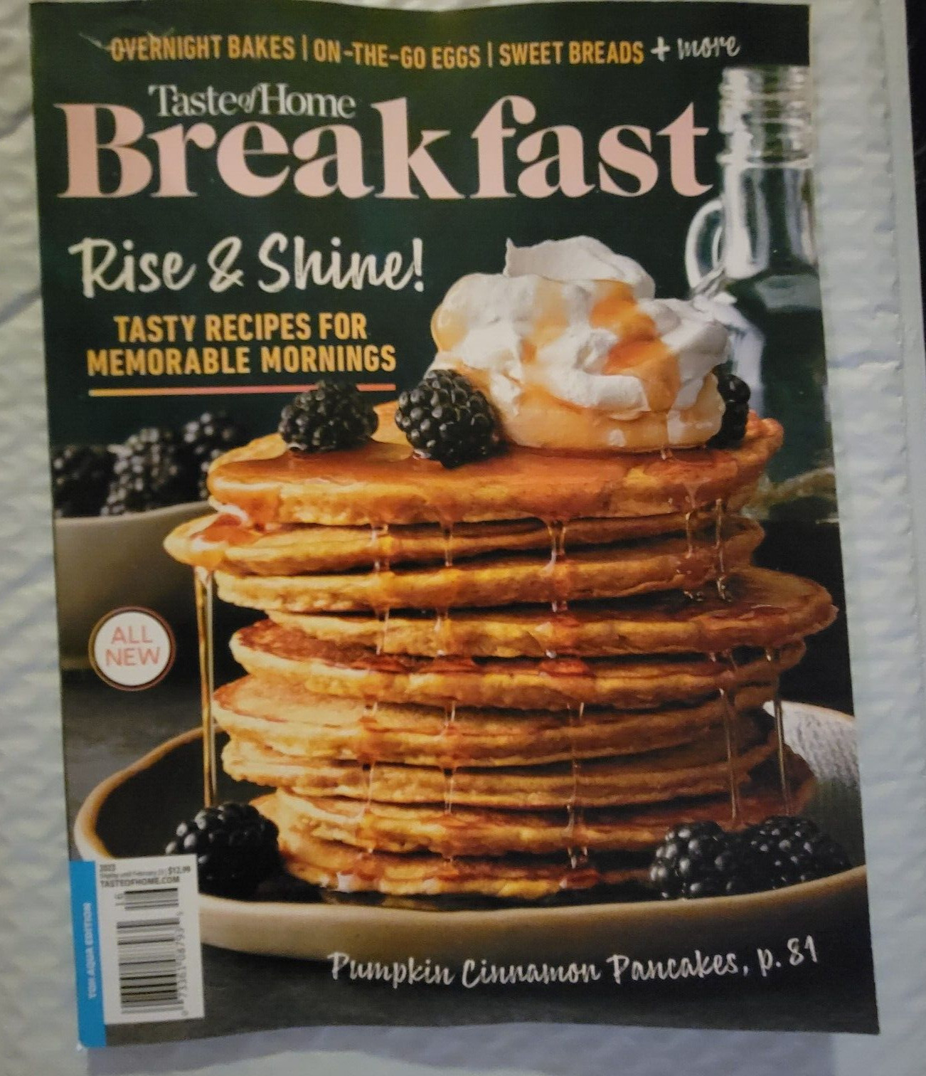 BREAKFAST – A Taste of Home Publication – Rise & Shine