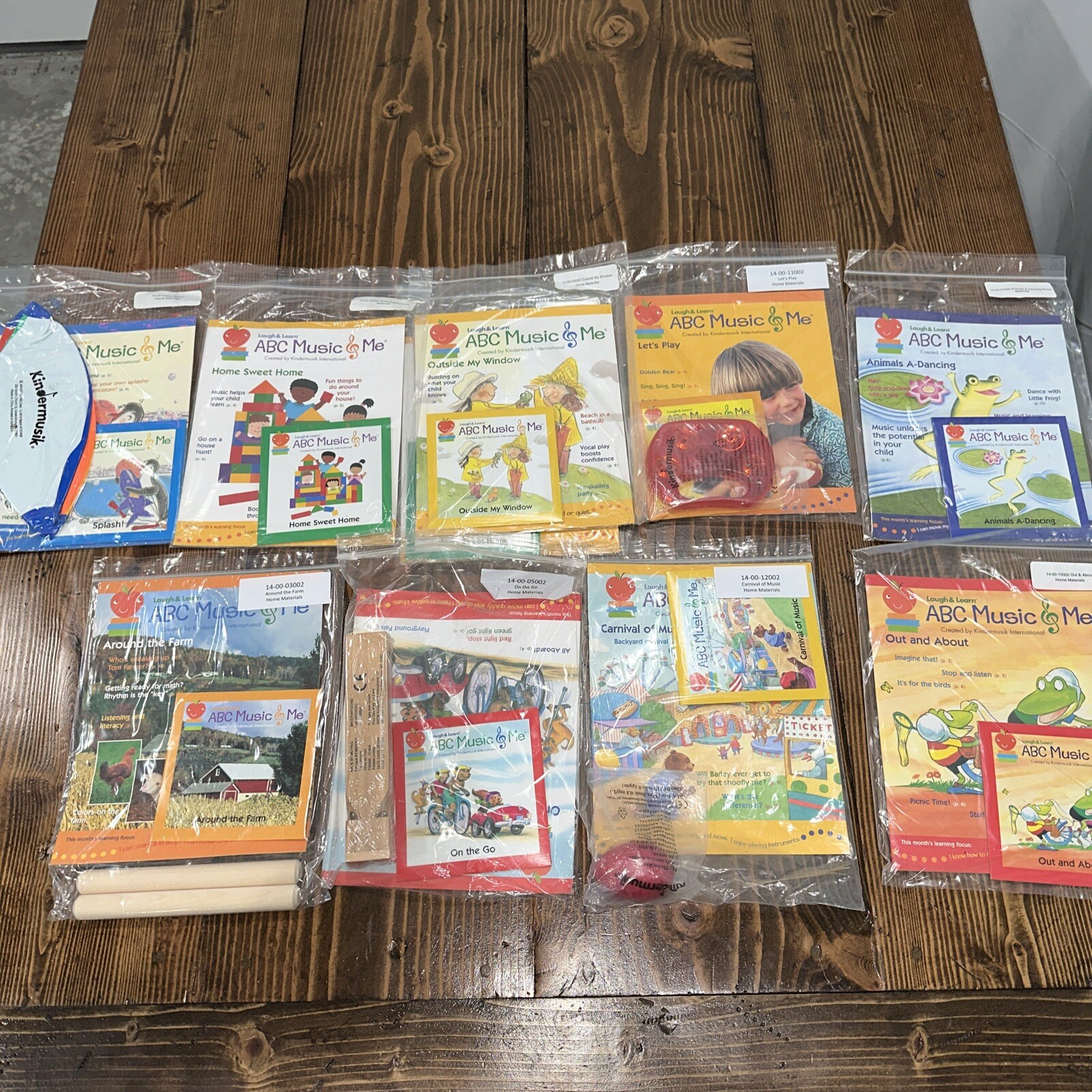 Laugh & Learn ABC Music & Me Home Materials Instruments + CD’s – Many Options!