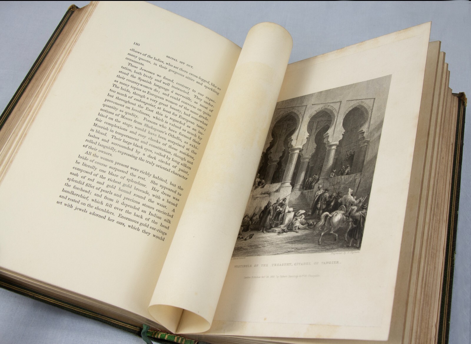 MOROCCO + Spain 1838 – David ROBERTS engravings – Royal Octavo with India Proofs