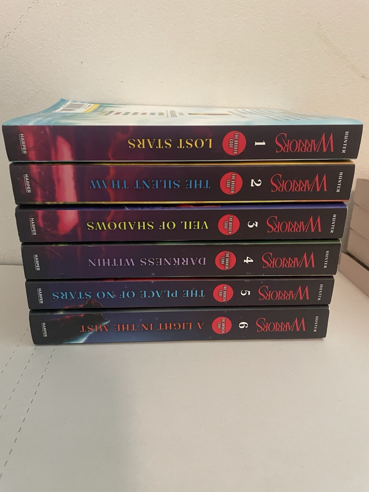 Warriors The Broken Code Set Volumes 1 to 6 by Erin Hunter Paperback Warrior Cat
