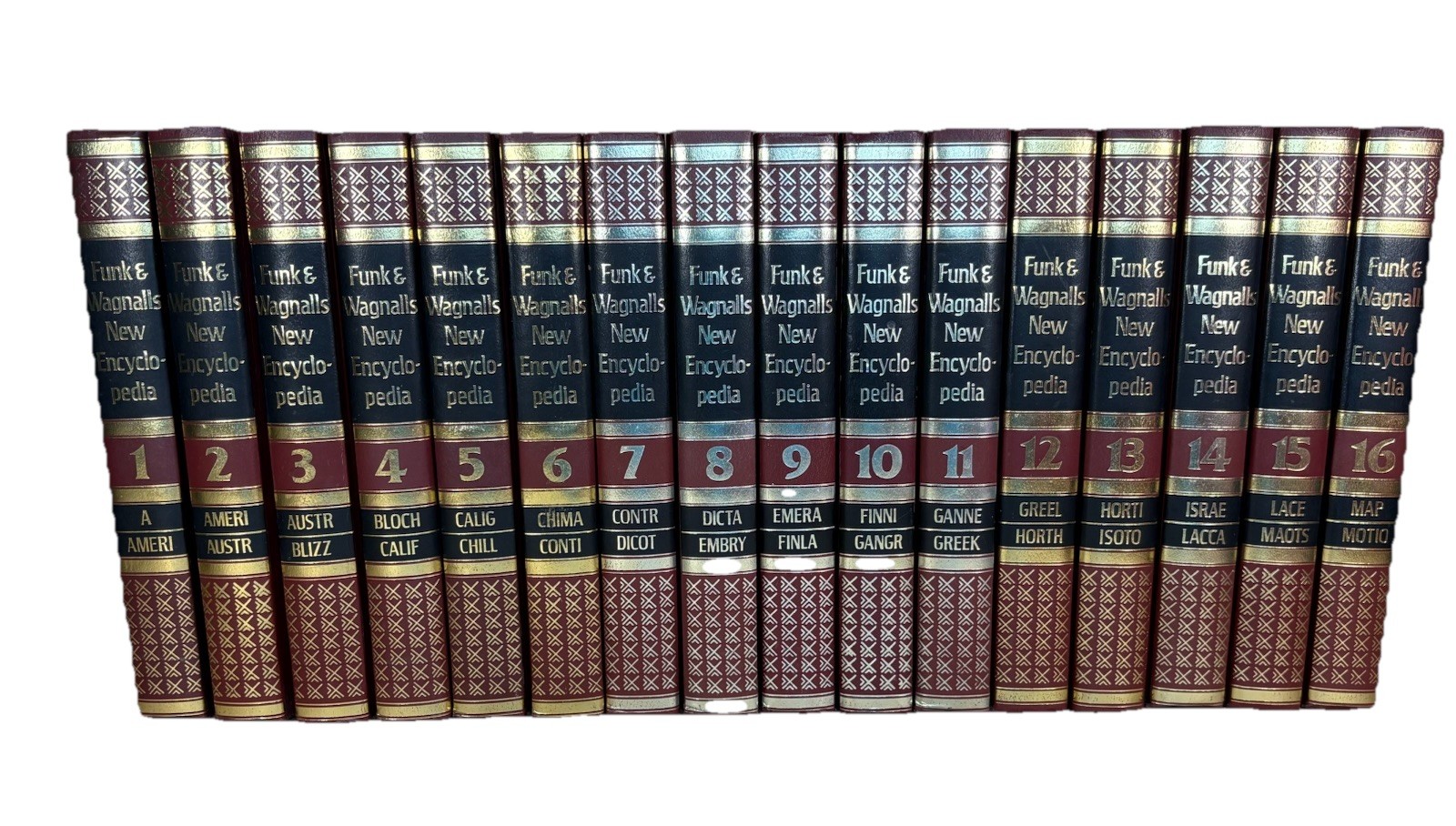 Complete Funk and Wagnalls New Encyclopedia Set Volumes 1-29 2 Dictionaries VTG