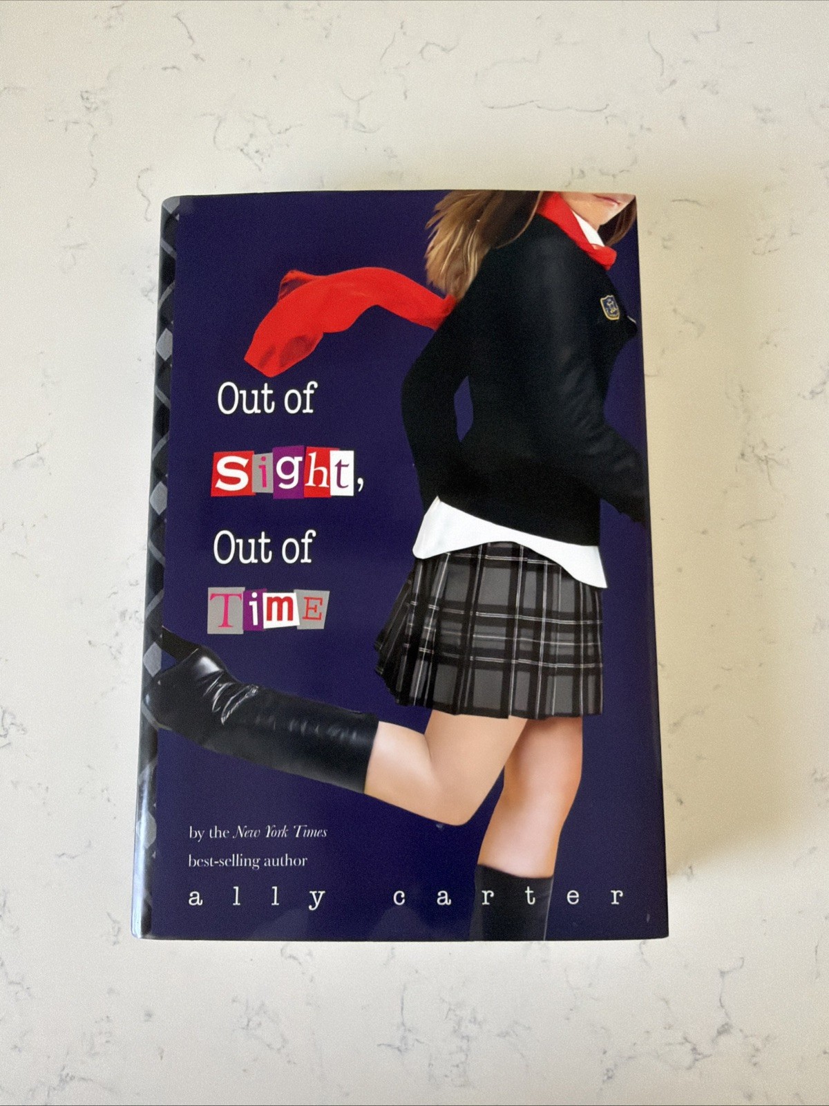 Out of Sight Out of Time Ally Carter Hardcover Teen Spy Mystery Book VG