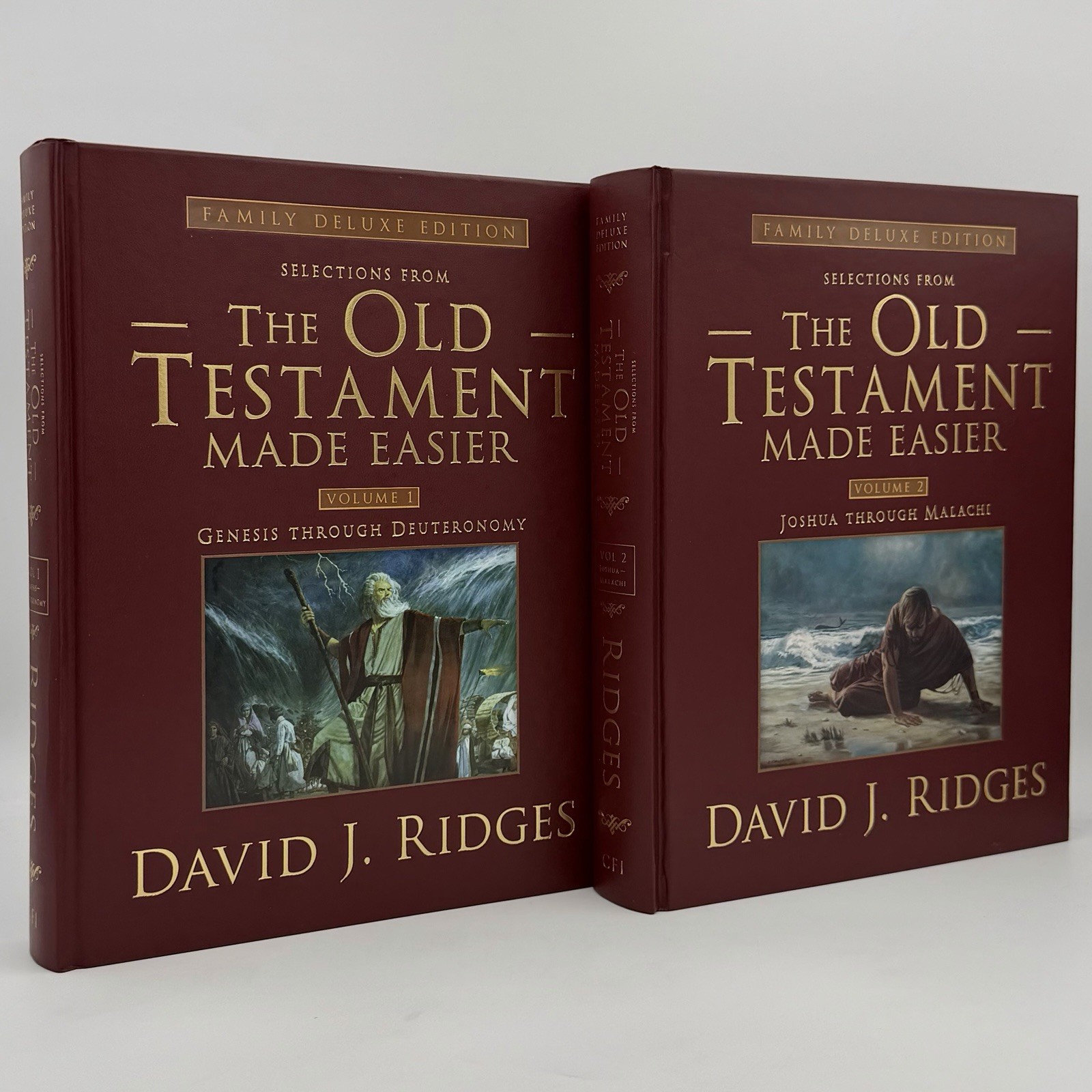 The Old Testament Made Easier – David J. Ridges (Family Deluxe Ed.) 2 vol HC set