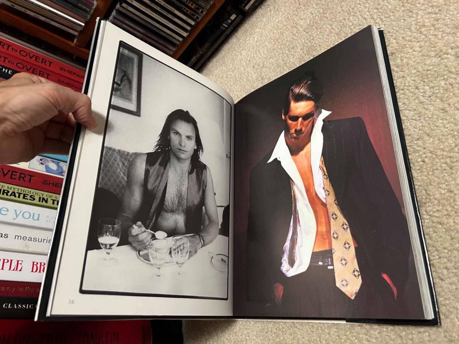MEN WITHOUT TIES by Gianni Versace (1994, Hardcover) Fashion/Photo Art Book